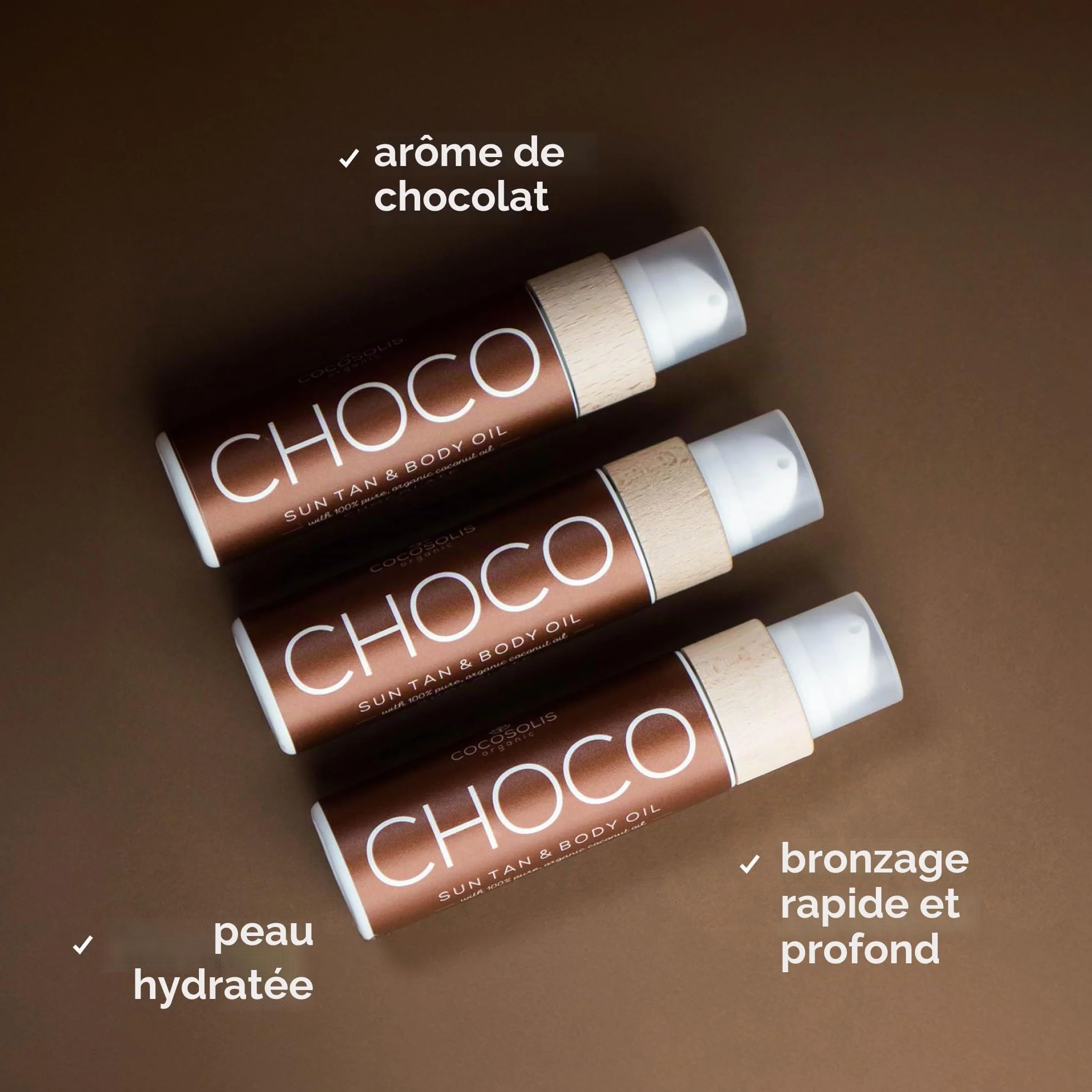 COCOSOLIS CHOCO Accélérateur de bronzage Huile bronzante Banc Solaire 110 ml