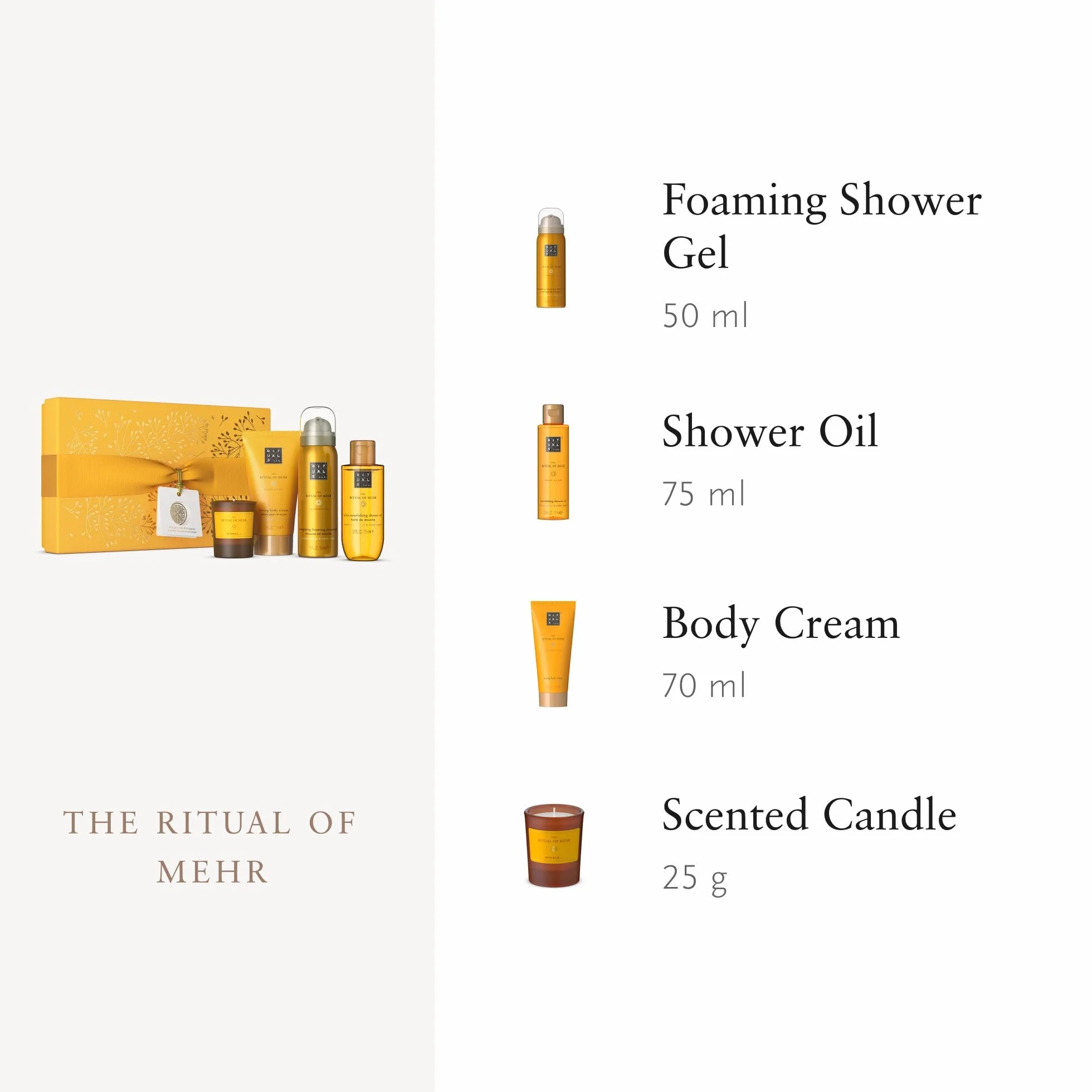 RITUALS Coffret cadeau The Ritual of Mehr Small - Soins peau orange douce bois de cèdre