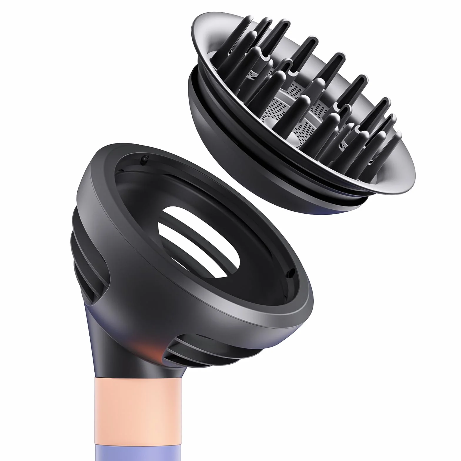 Diffuseur Boucle pour Dyson Airwrap HS01 HS05, Accessoire à Double Mode Dôme & Diffusé, Compatible avec Tous les Modèles Dyson Airwrap
