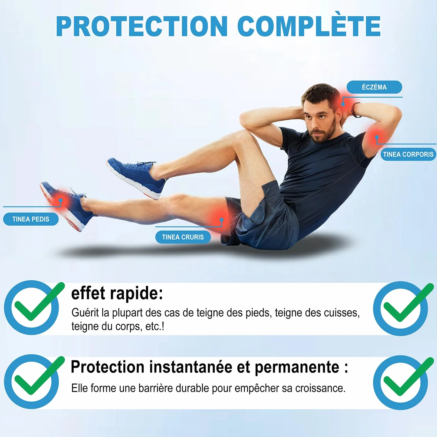 Crème Antifongique 20g - Soin Peau Mycose Pied
