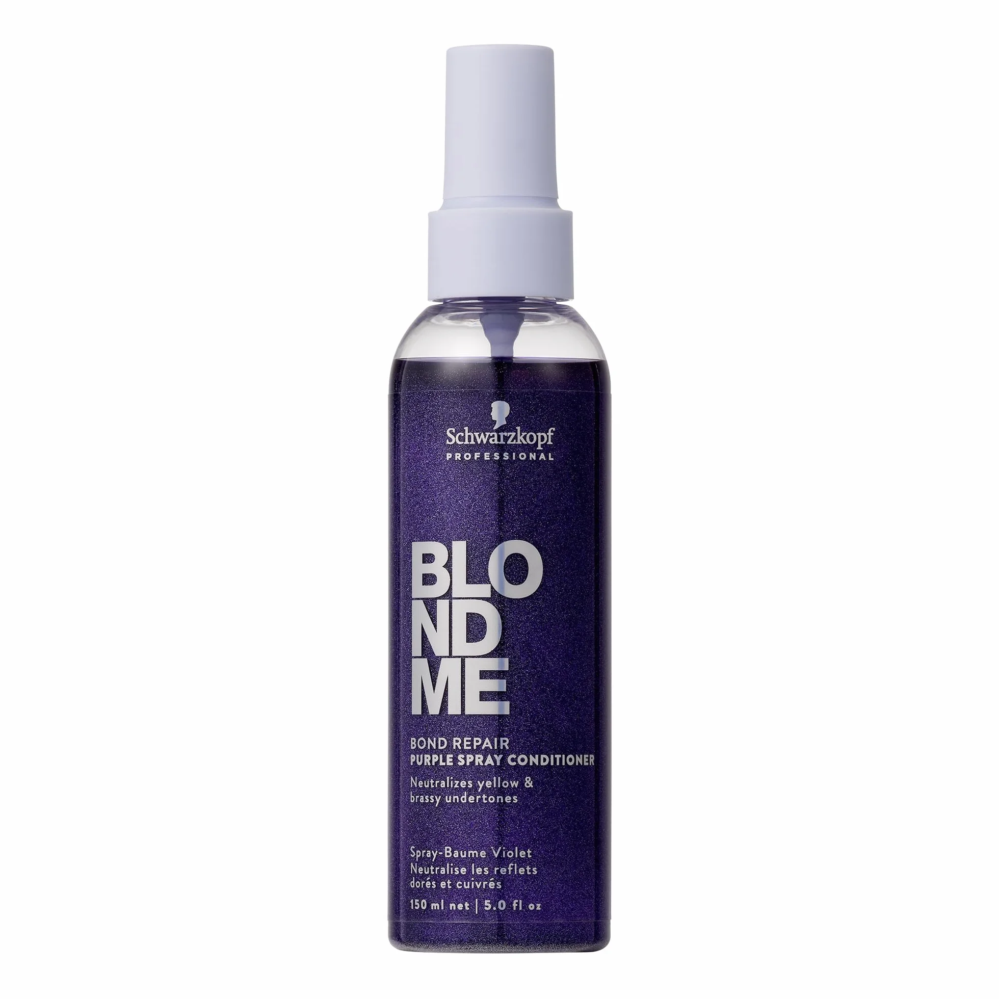 Schwarzkopf Professional BLONDME Bond Repair Purple Spray Conditioner Sans Rinçage 150 ml