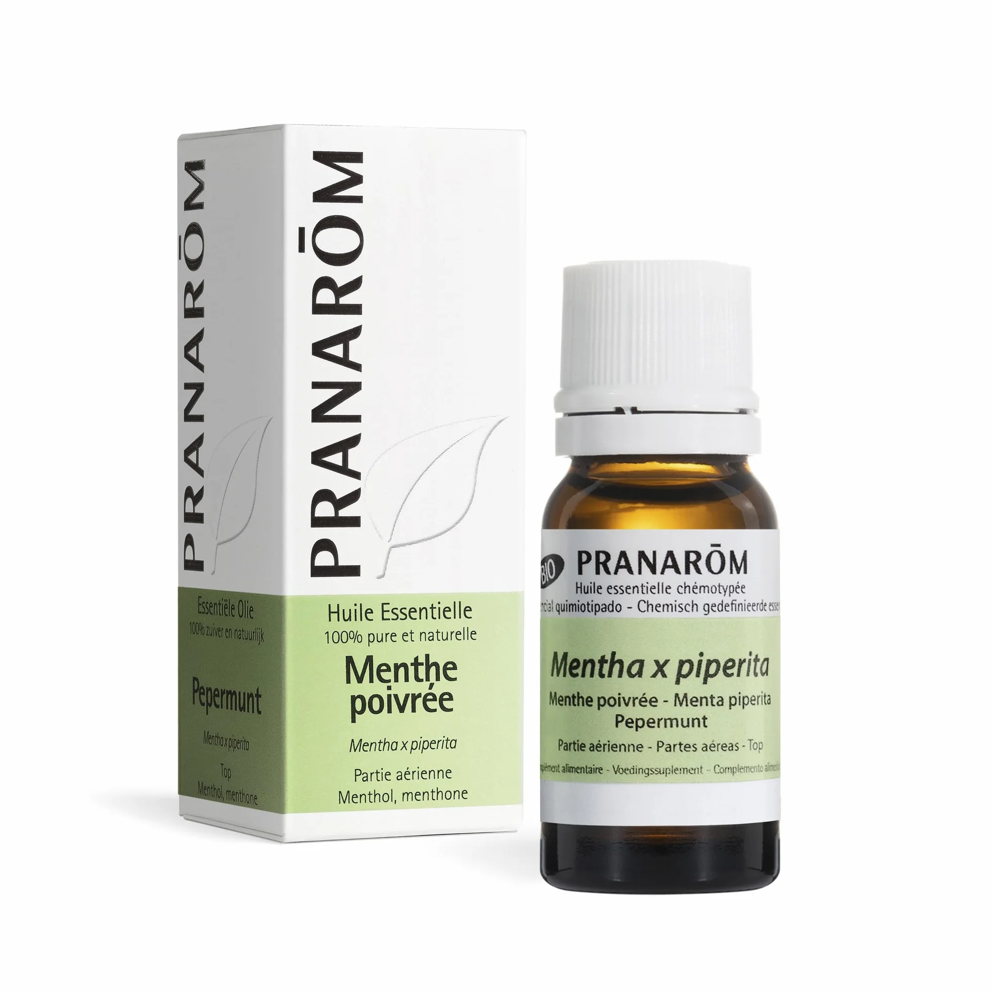 Huile Essentielle Menthe Poivrée Chémotypée 100% Pure HECT 10 ml