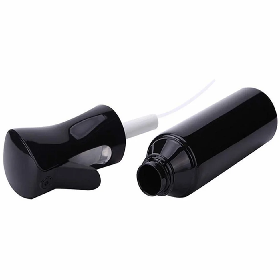 Flacon Spray Vide 160ML Noir - Pulvérisateur de Coiffure Bouteille Brumisateur Eau PET avec Poignée 360°