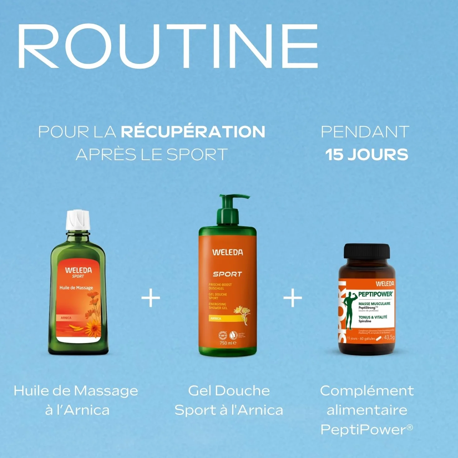 WELEDA Huile de Massage à l'Arnica BIO 200ml – Extrait d'Arnica Bio, Récupération Sportive