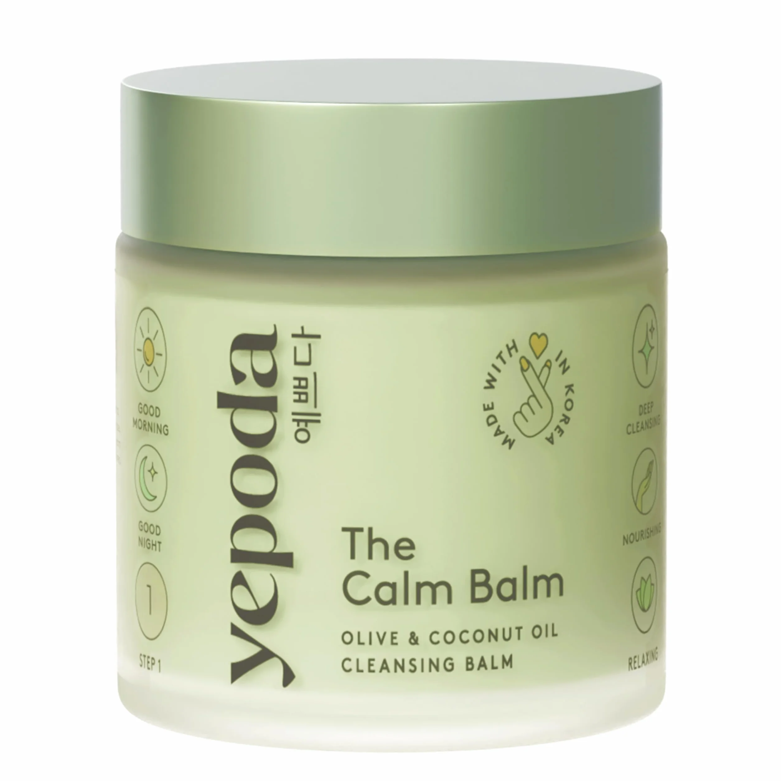 Yepoda The Calm Balm, Démaquillant Doux & Baume Nettoyant, 80 g