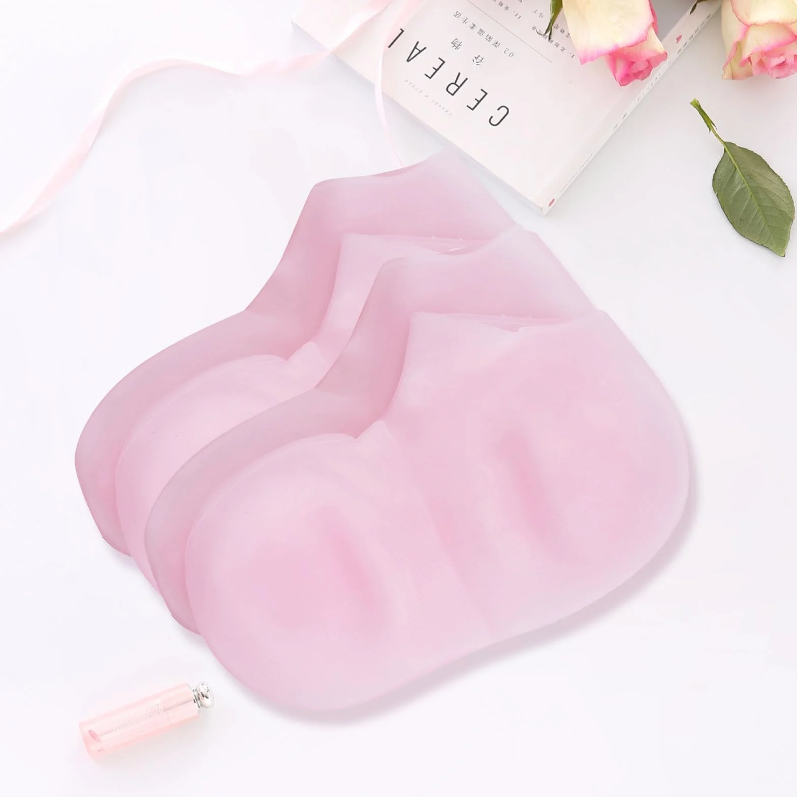 Agatige Chaussettes Hydratantes En Silicone Antidérapantes Adoucissantes Pour Pieds Secs Et Craquelés L 39-41