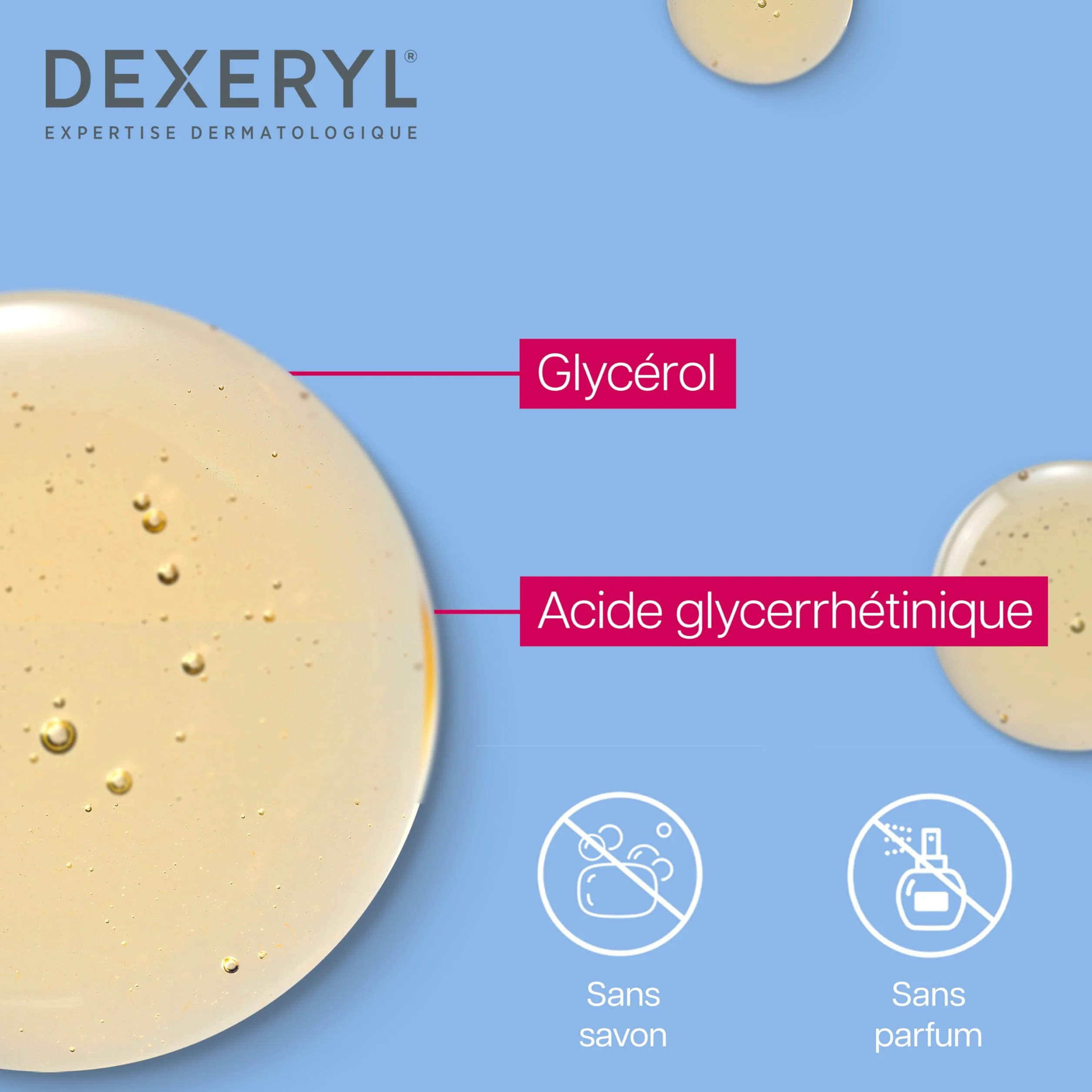 DEXERYL Huile de Douche Apaisante 1L Peaux Très Sèches Atopique Sans Savon Sans Parfum