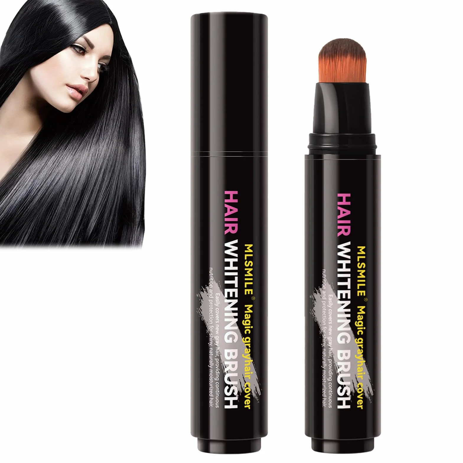 Craie Temporaire Pour Cheveux Stylo Colorant Noir Rouge À Lèvres Teinture Temporaire Soins Doux Peinture Cheveux