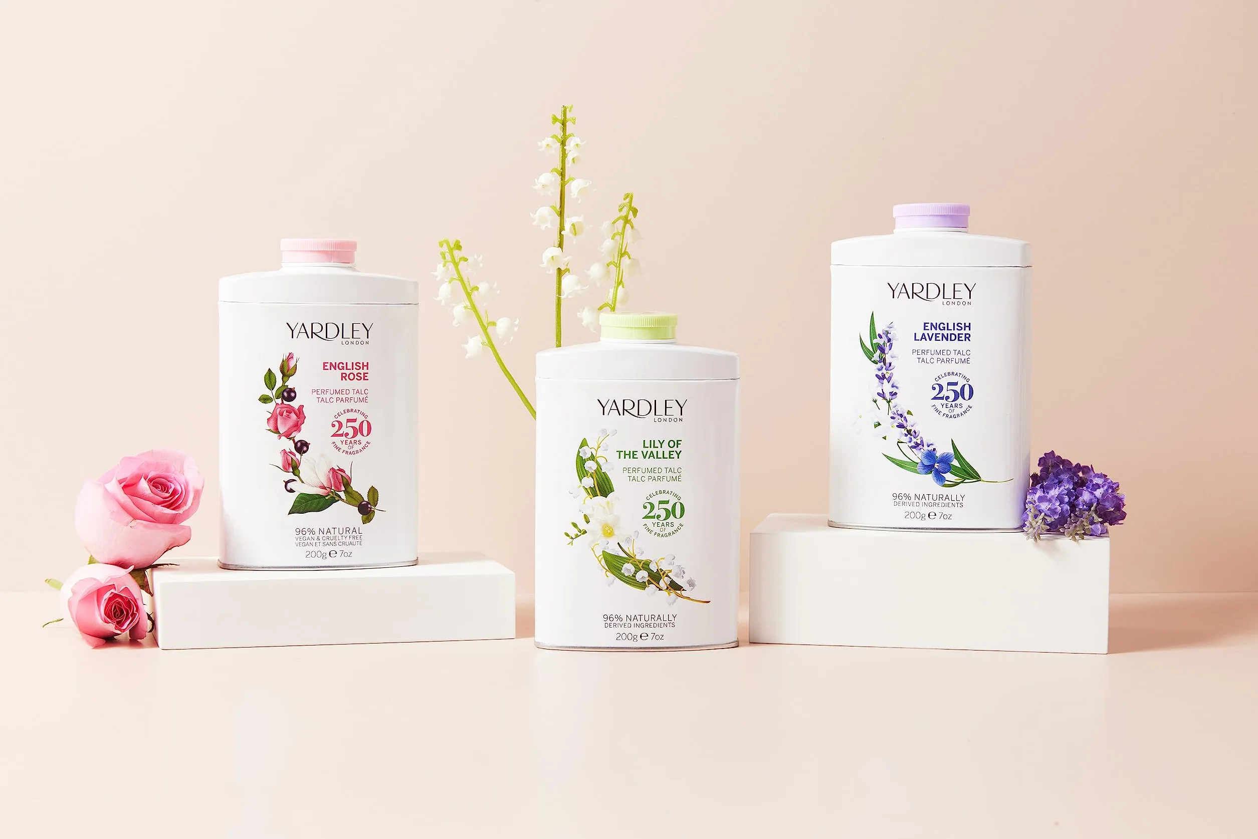 YARDLEY English Rose Talc parfumé 200 g