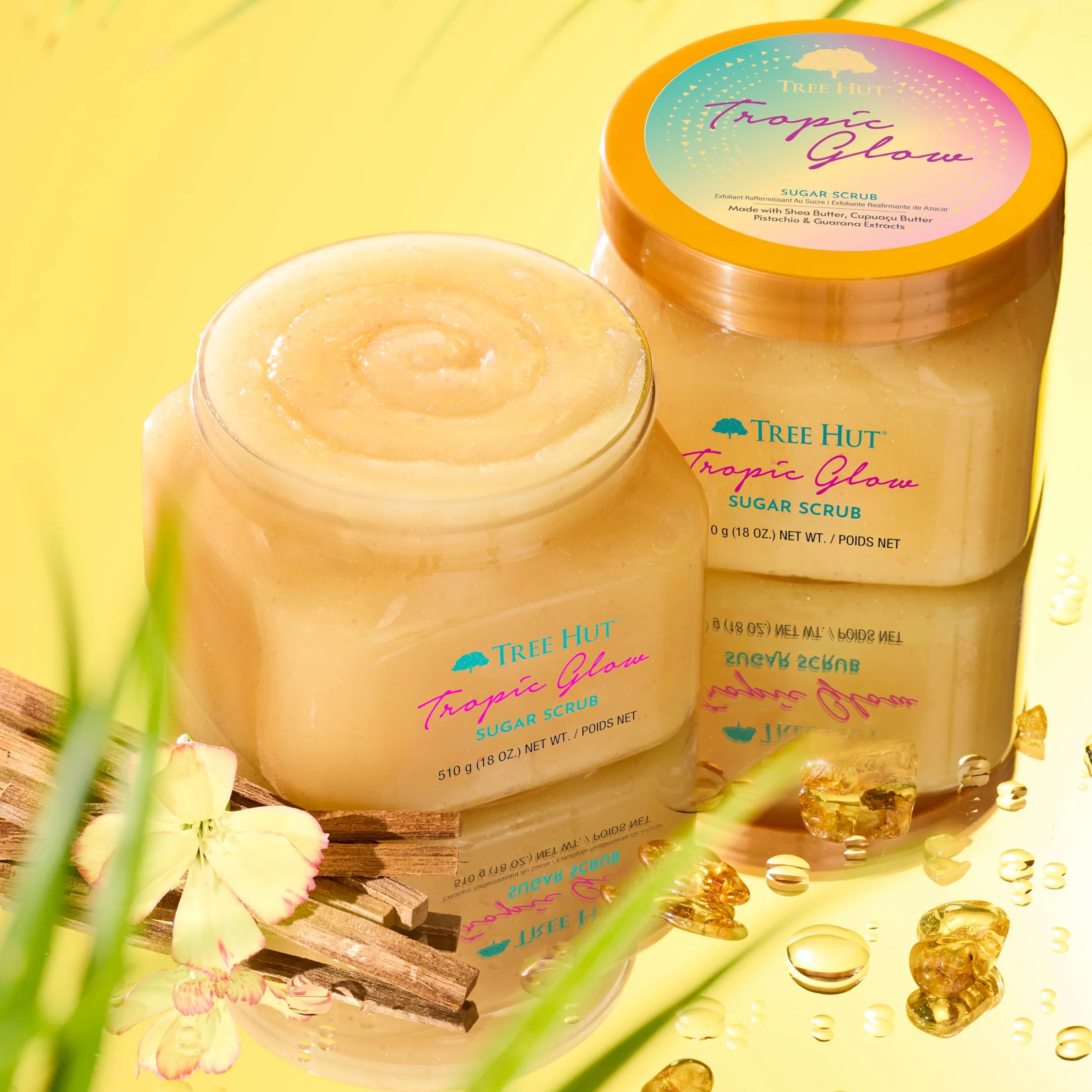 Tropical glow sugar scrub 510 gr
