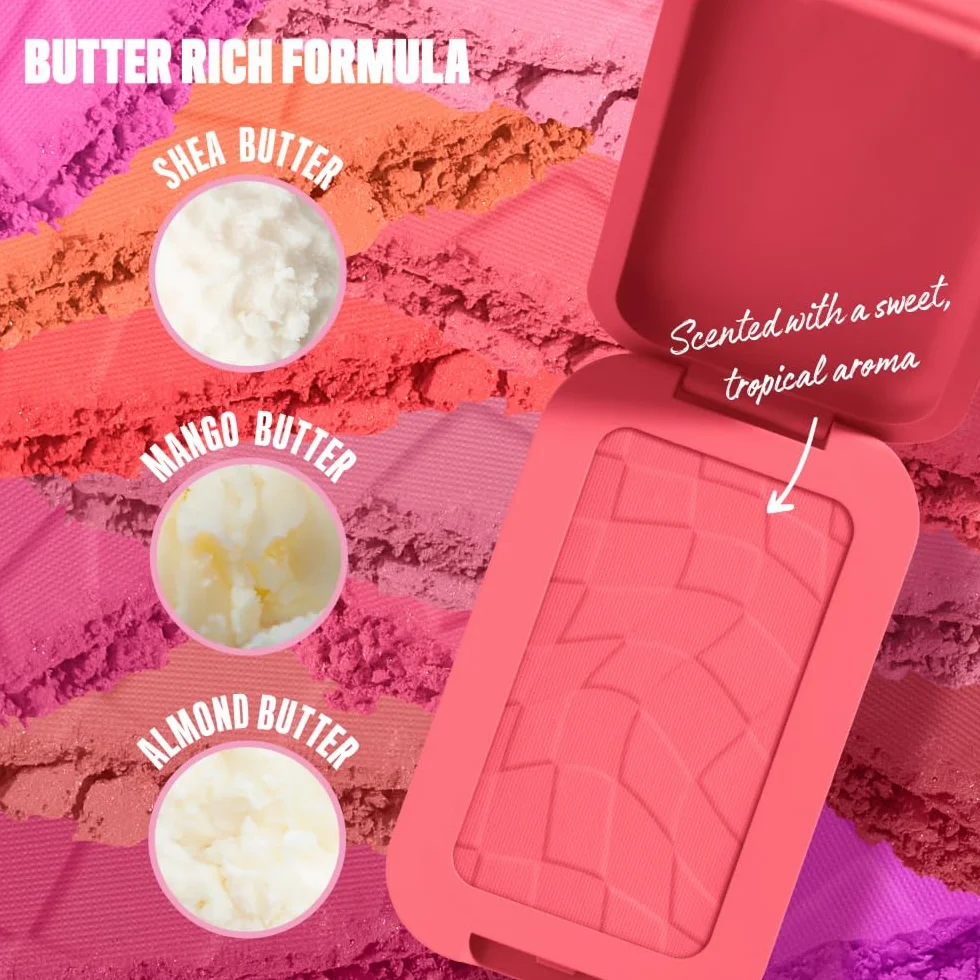 NYX PROFESSIONAL MAKEUP Buttermelt Blush Poudre Beurre Mangue Amande Karité Vegan U Know Butta