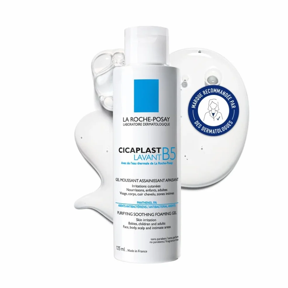 La Roche-Posay Cicaplast Lavant B5+ Gel Mousse de Douche Purifiant Apaisant 5% Vitamine B5 Panthenol