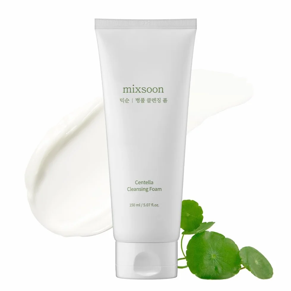 Mixsoon Centella Cleansing Foam 150 ml Nettoyant Visage Hydratant Peaux Sensibles