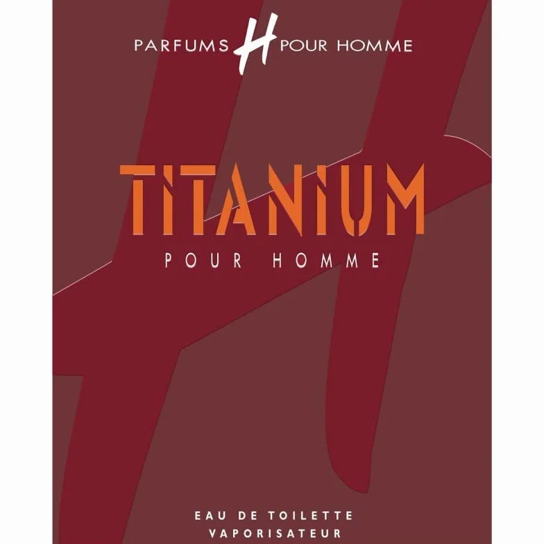 Parfum Homme H Titanium 75ml - Fragrance énergisante longue durée • H POUR HOMME • Catégorie : Eaux de toilettes masculines - Le Lot De 3