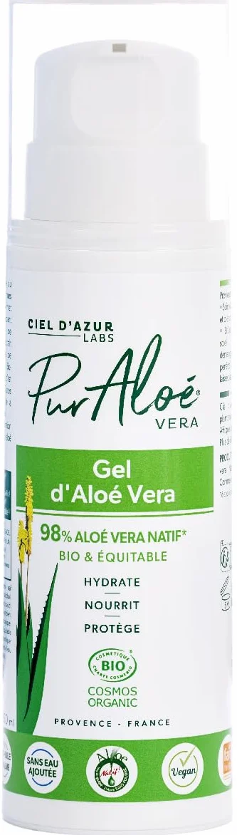 Puraloé gel d'aloé vera 98% 250ml
