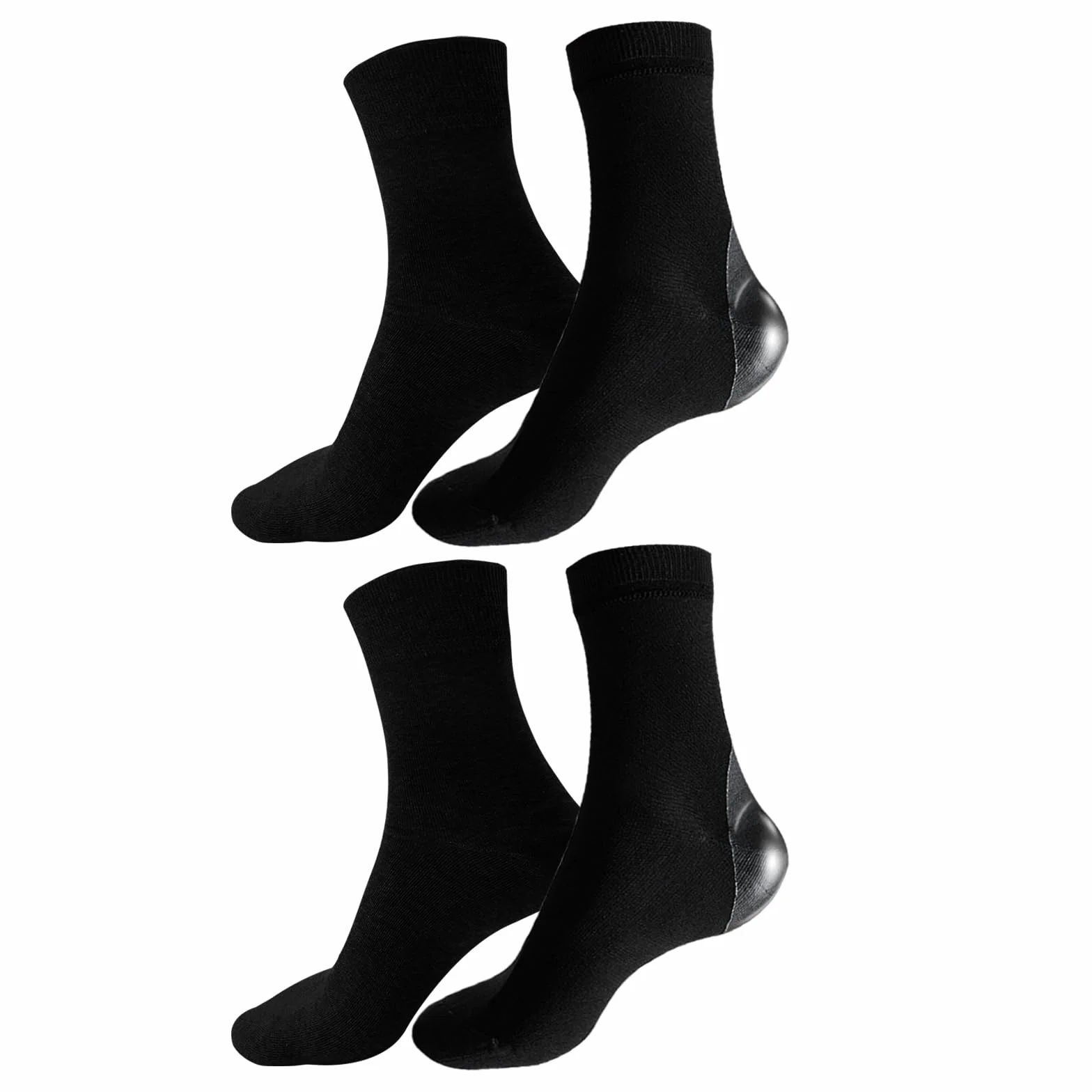 Chaussettes Hydratantes Pieds Secs 2 Paires en Silicone Soins Peau Fissurée Dure Sèche Jour et Nuit