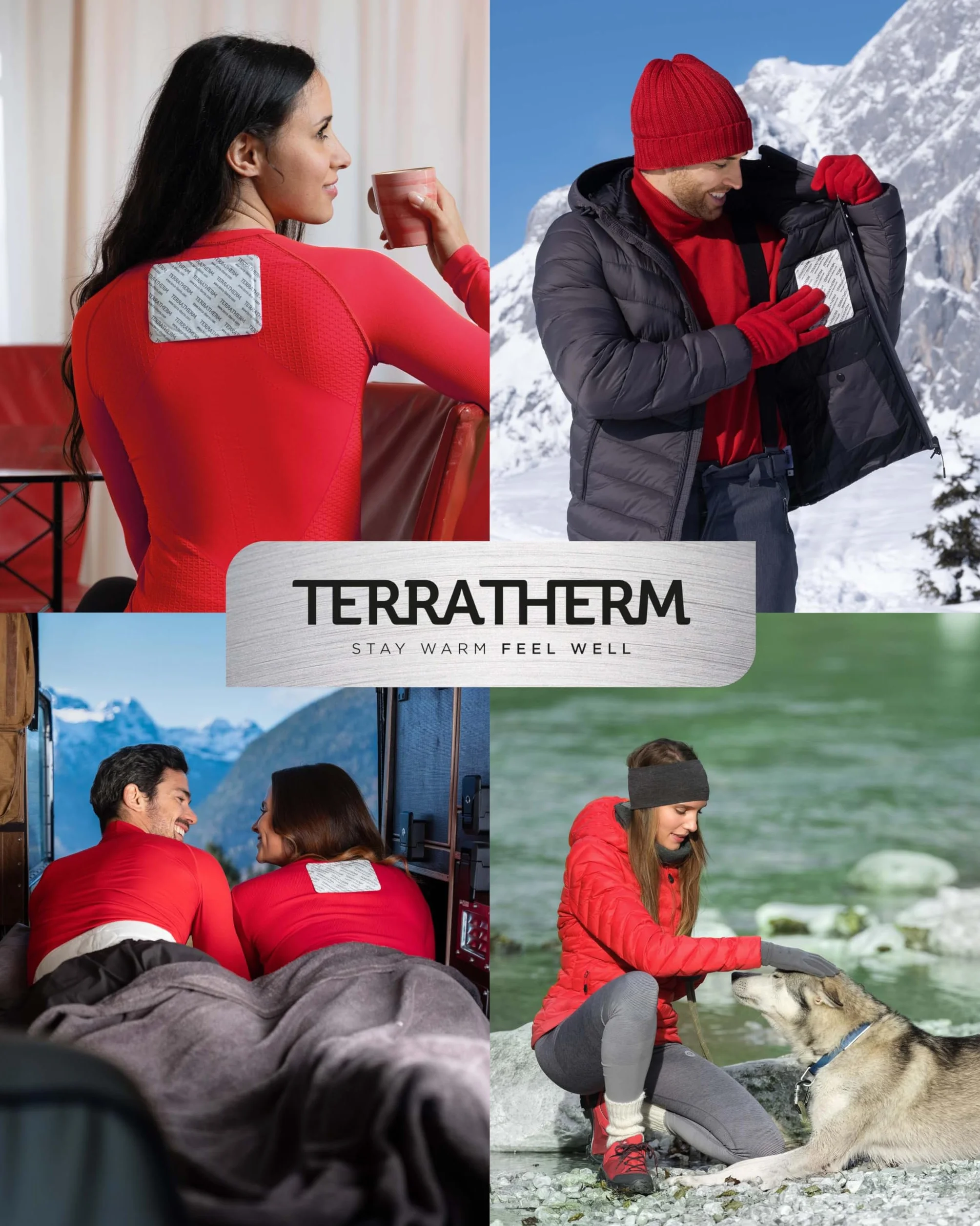 TerraTherm Patch chauffant dos nuque épaules chaleur profondeur 12 h autocollant activé par l'air 10 pièces