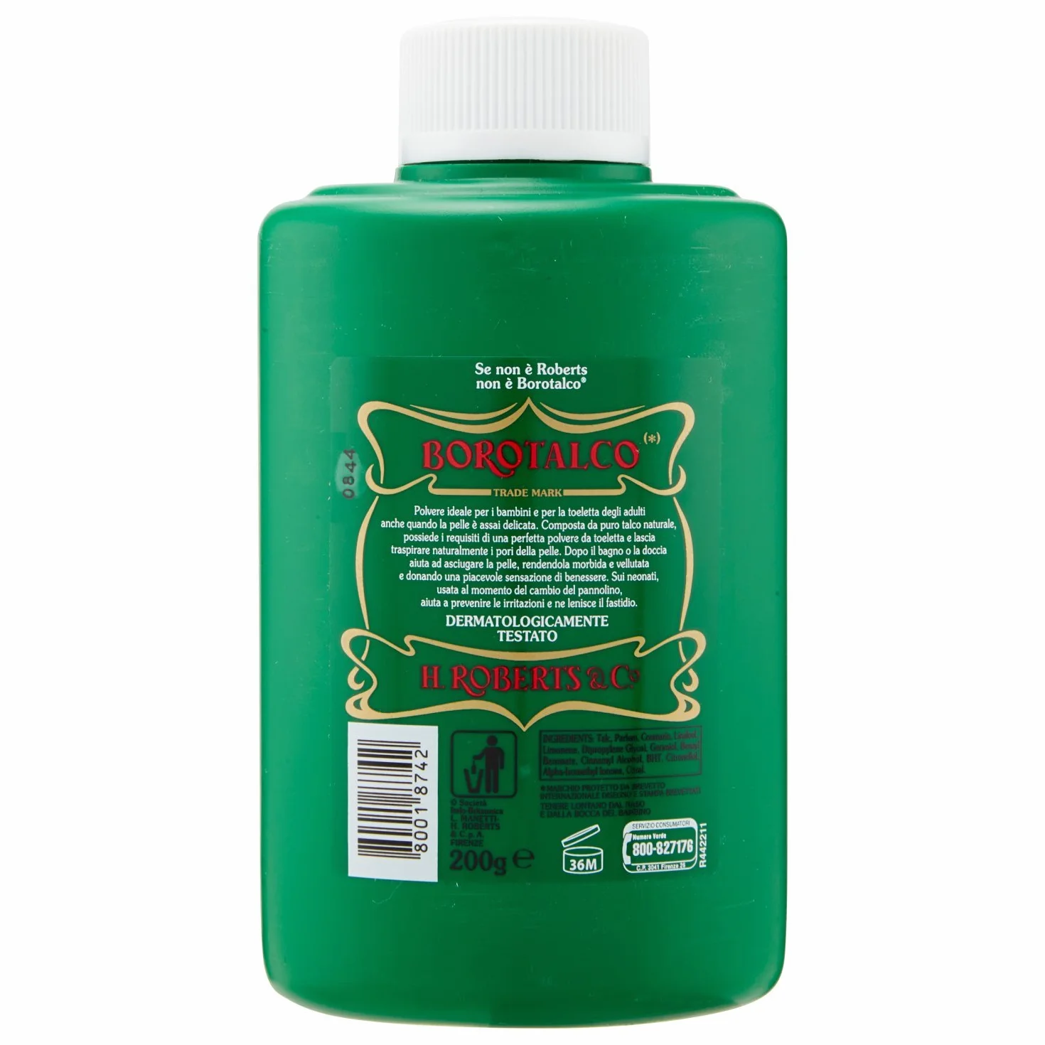 Borotalco Talc Pot 200 g - 12 Paquets