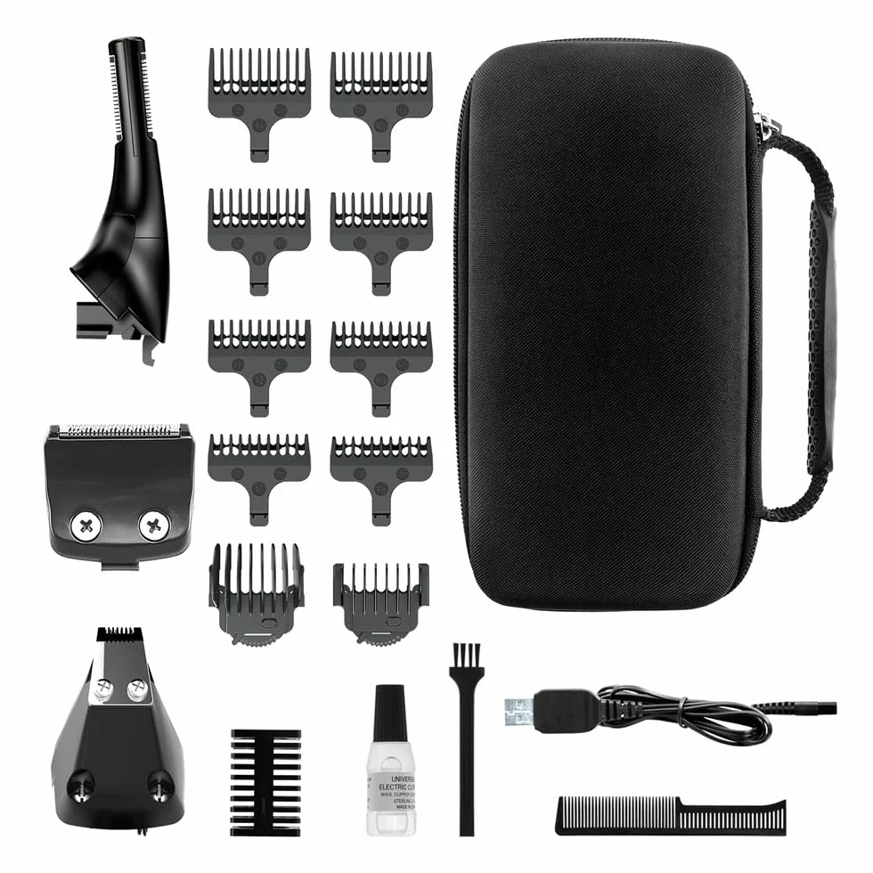 WAHL Tondeuse à barbe rechargeable lithium USB Manscaper Toolbox noir