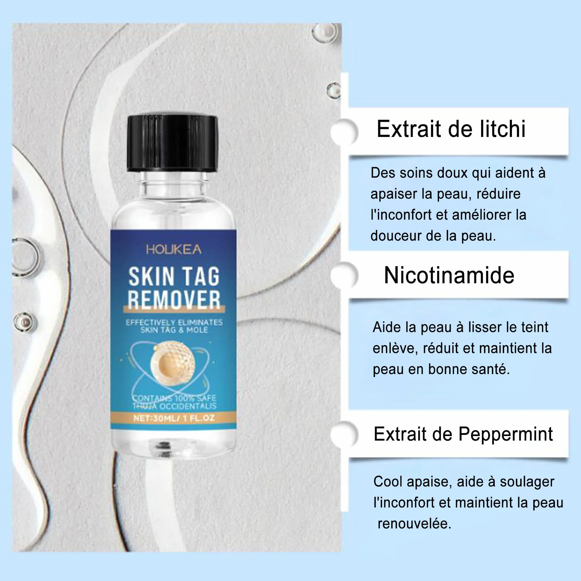 Azote Liquide Verrue Remover 30ml, élimination rapide des verrues mains et corps