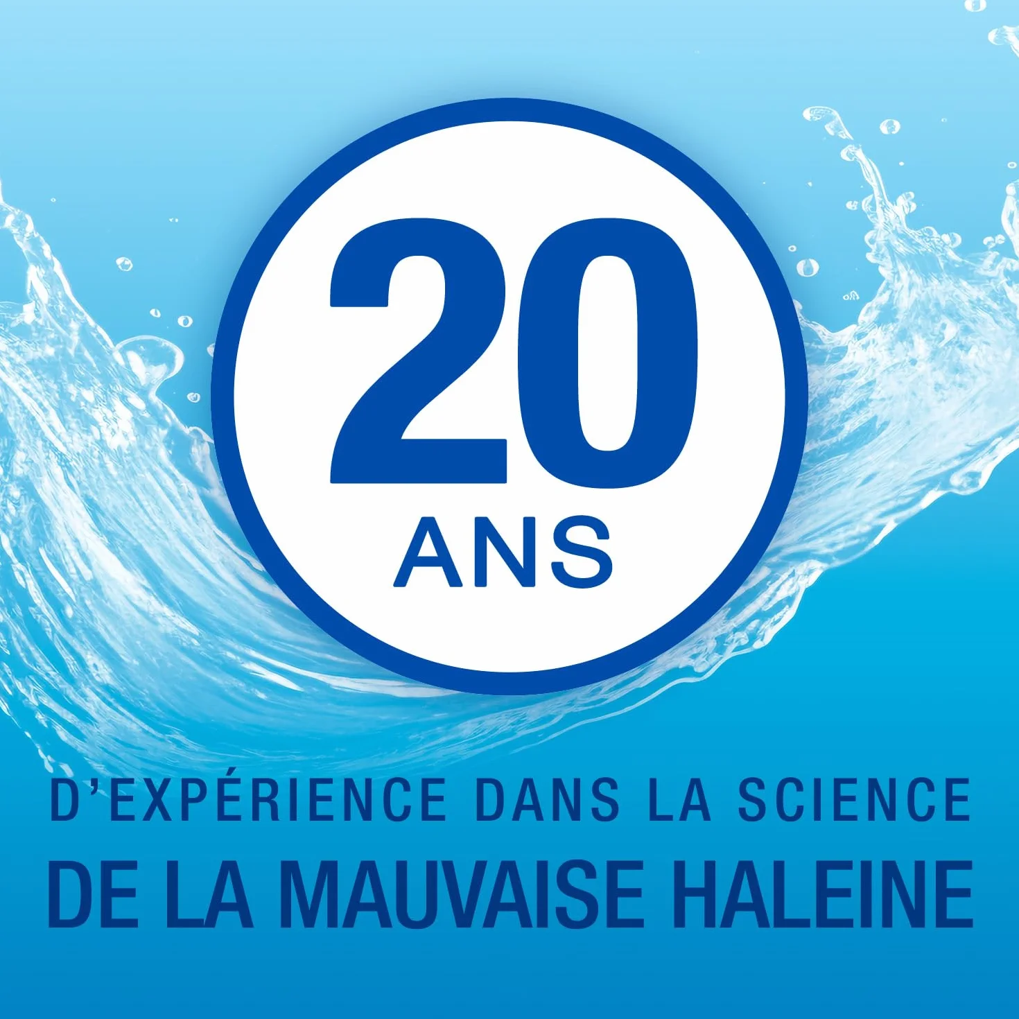 Bain de bouche sans alcool CB12 250 ml arôme menthe poivrée