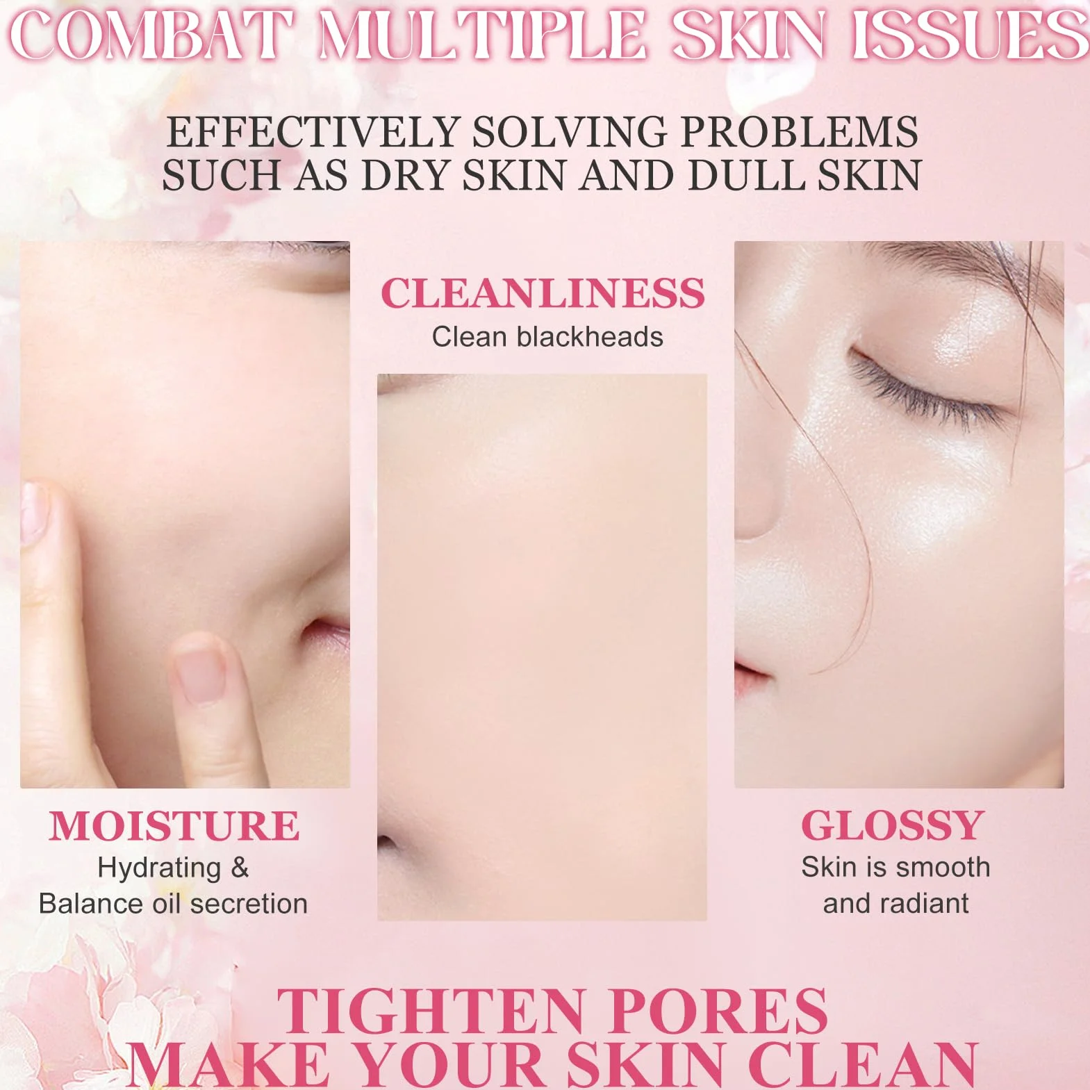 Sakura Kit de soin du visage 11 pièces anti-âge pour femmes