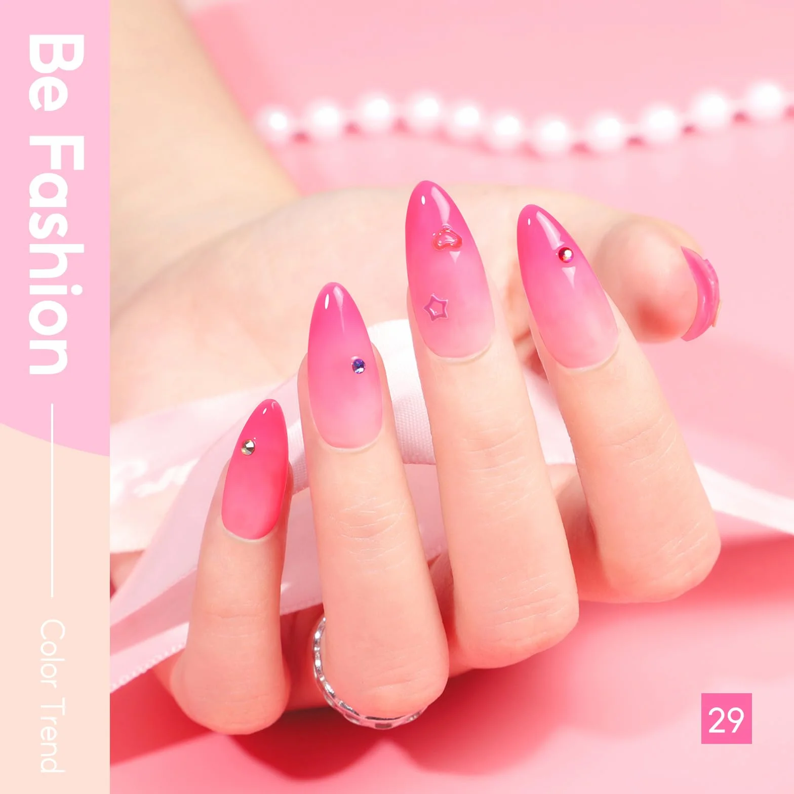 PEACECOLOR 40pcs Vernis Semi Permanent, 35 Couleurs Vernis Gel UV Semi Permanent Blanc Rouge Rose Bleu avec 5pcs Base Top Coat Vernis à Ongles Soak Off Gel Polish pour Salon DIY Débutant