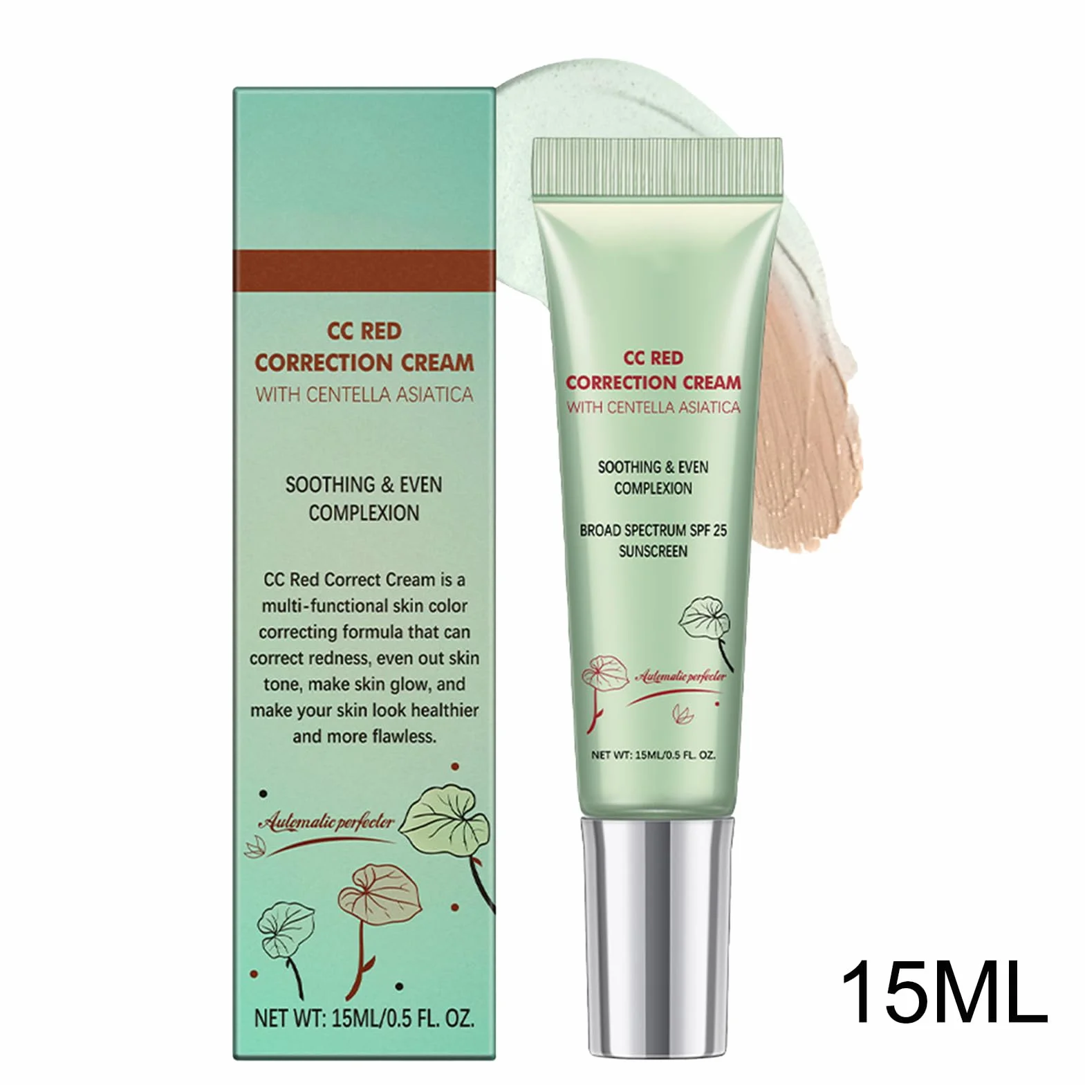 CC Red Correct Crème anti-rougeurs Centella Asiatica SPF 25 15 ml Soin visage coréen