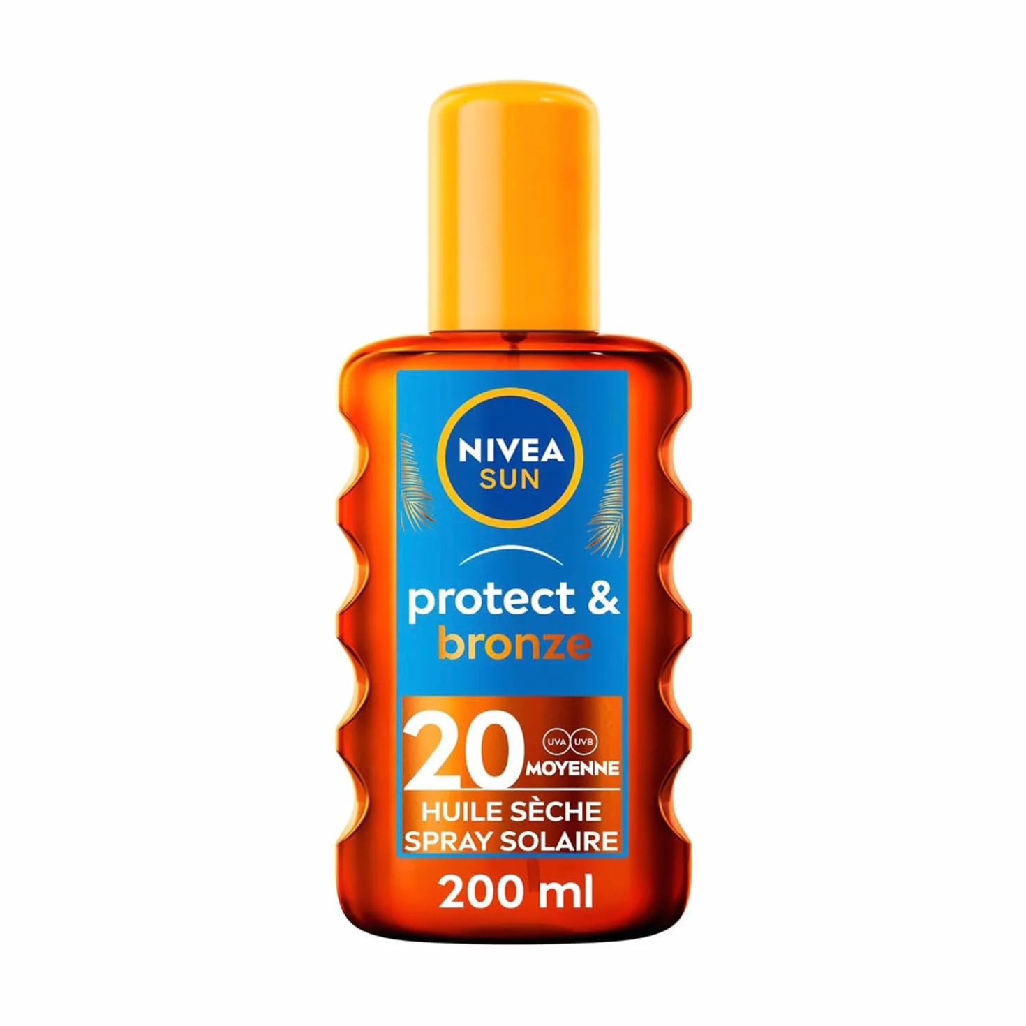 NIVEA SUN Protect & Bronze FPS 20 Spray Huile Sèche Activateur De Bronzage 200 ml