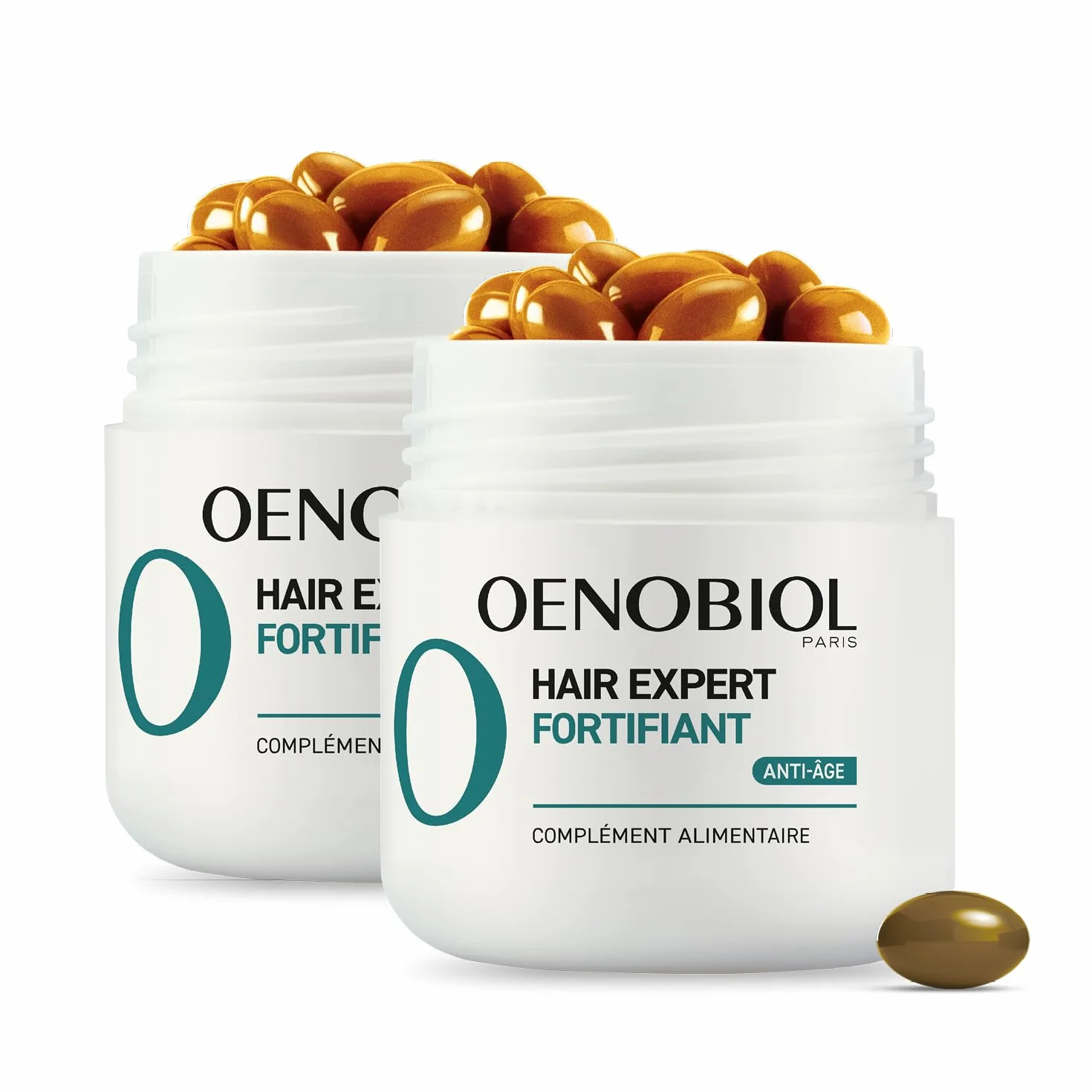Oenobiol HAIR EXPERT Complément alimentaire Chute de cheveux Anti-Âge 60 comprimés