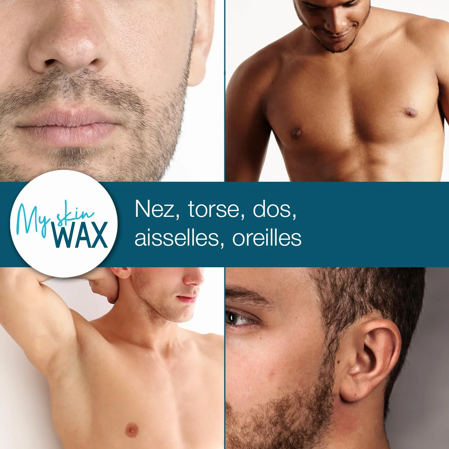 Perles de Cire à épiler sans Bande 800g Hypoallergénique Pelable Visage Bikini