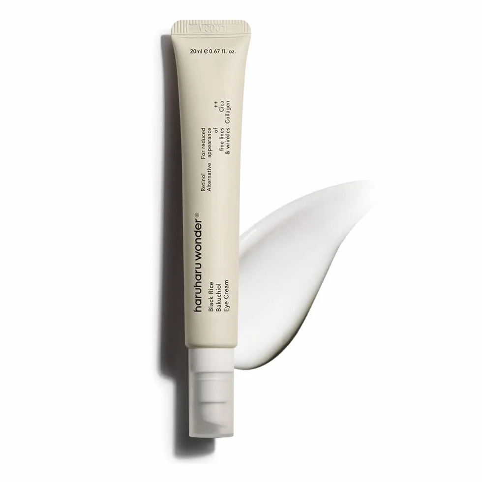 HARUHARU Wonder Black Rice Bakuchiol Crème contour des yeux 20 ml Anti rides alternative naturelle au rétinol