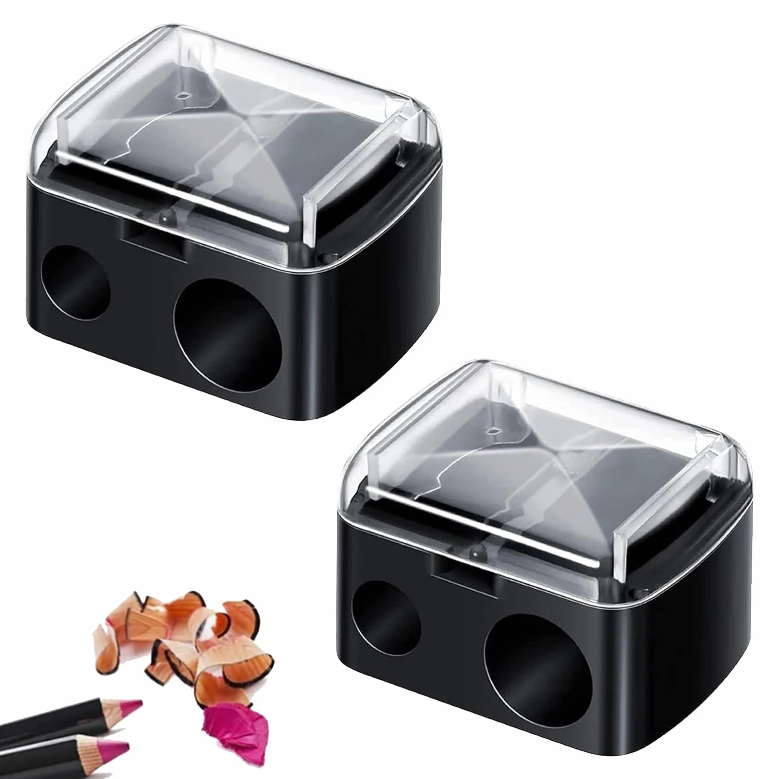 Taille-Crayon Maquillage Double pour Crayons Cosmétiques