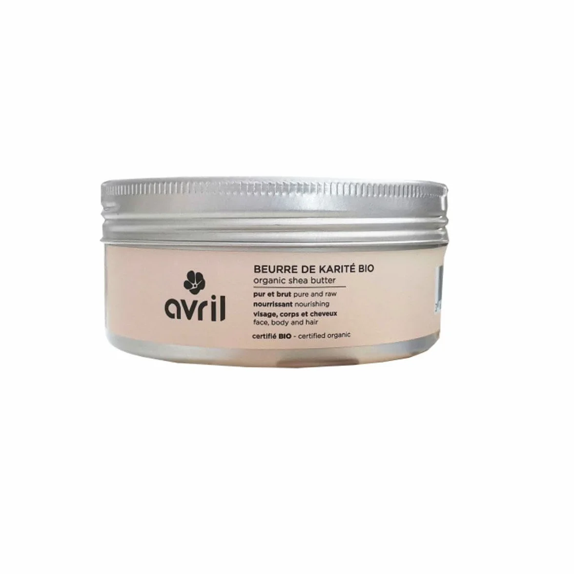 Avril - Beurre de Karité Bio - Soin Visage, Corps et Cheveux - Nourrit et Adoucit - Pur, Non Raffiné, 100% d'Origine Naturelle - Certifié Bio Cosmos Organic - 230ml | Nourrit et Adoucit, Pur Non Raffiné, 100% d'Origine Naturelle, Certifié Bio Cosmos Organ