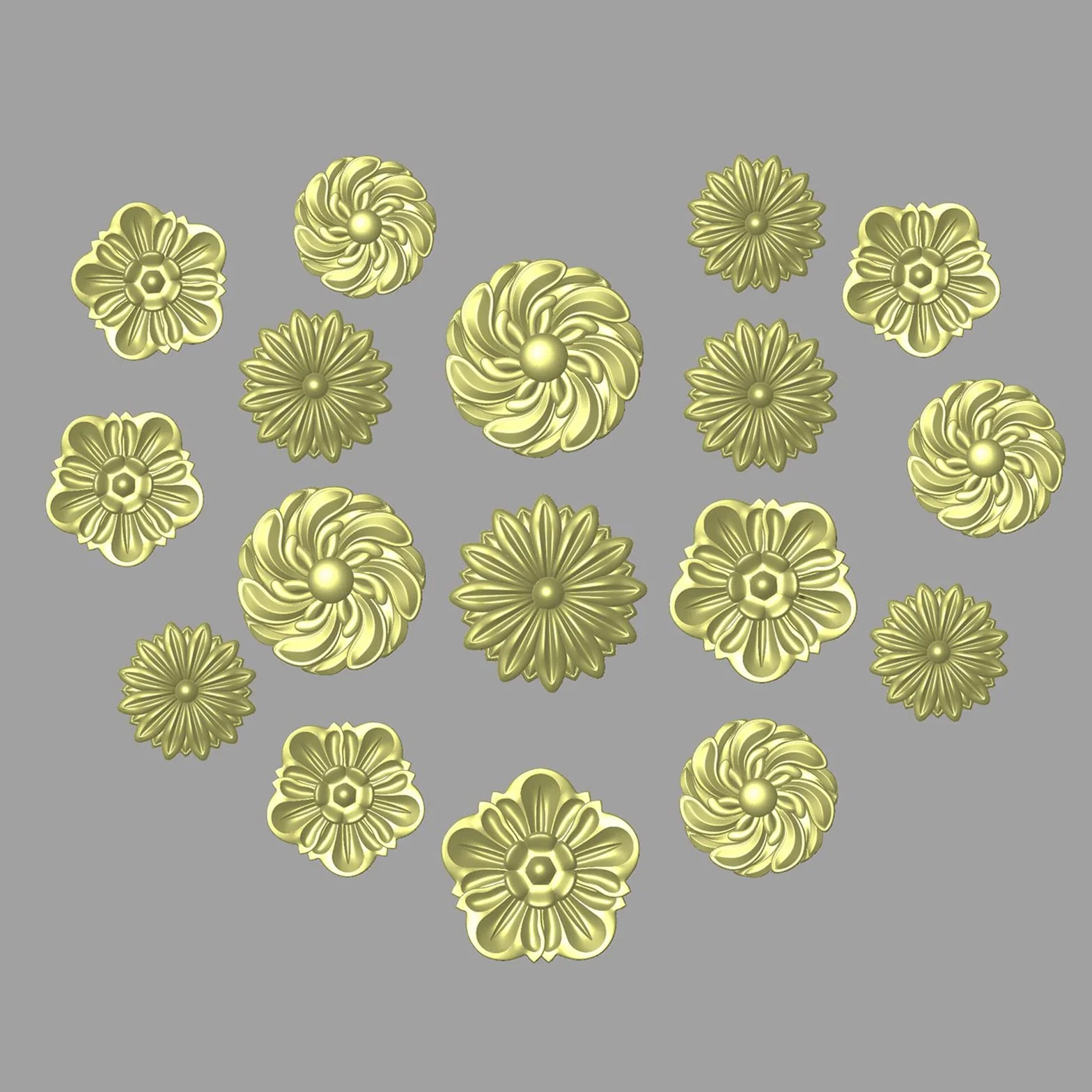 Moule en silicone 3D pour décoration d'ongles et bijoux