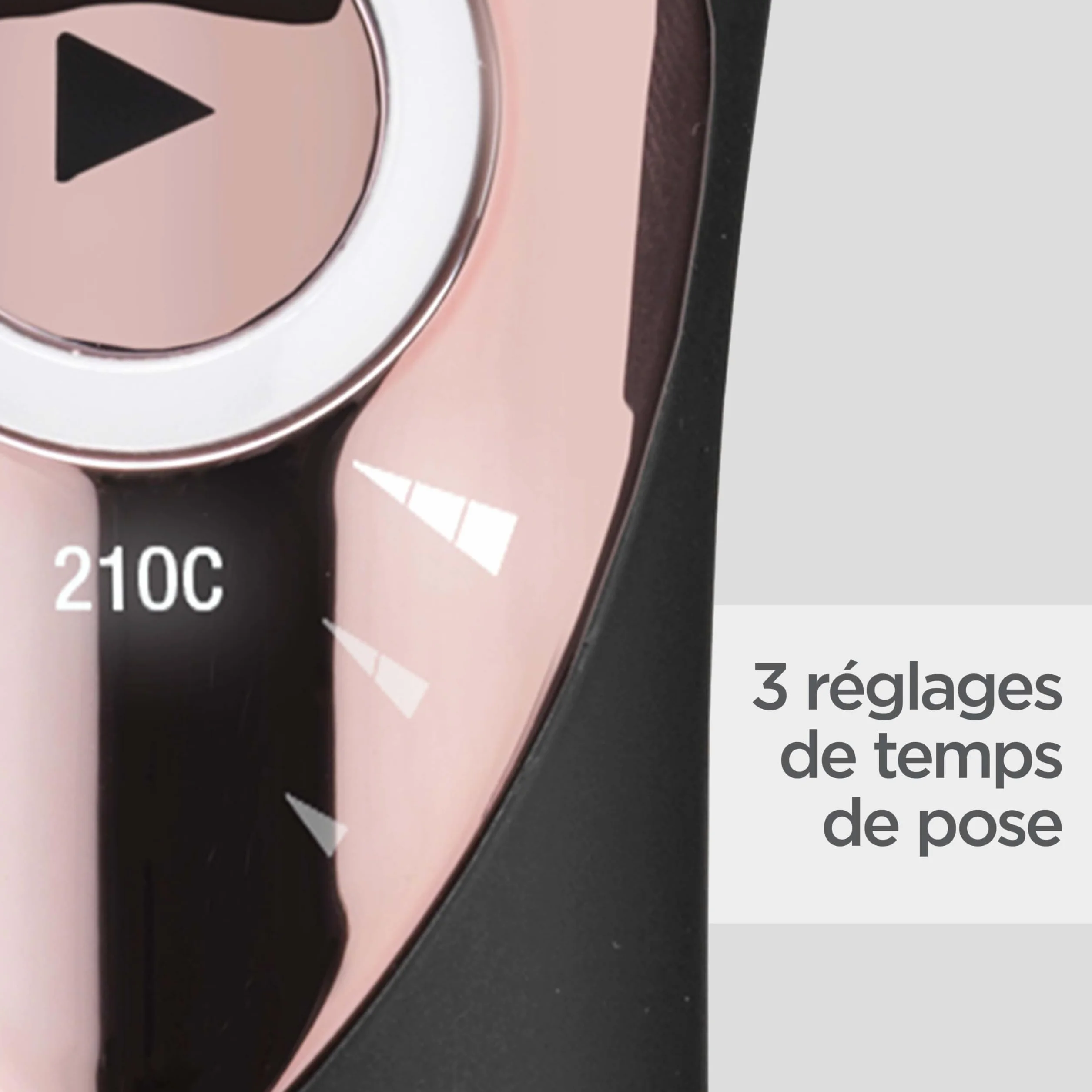 BaByliss Curl Secret Lite Boucleur automatique 5 réglages température 210° Noir Rose Gold C1031E