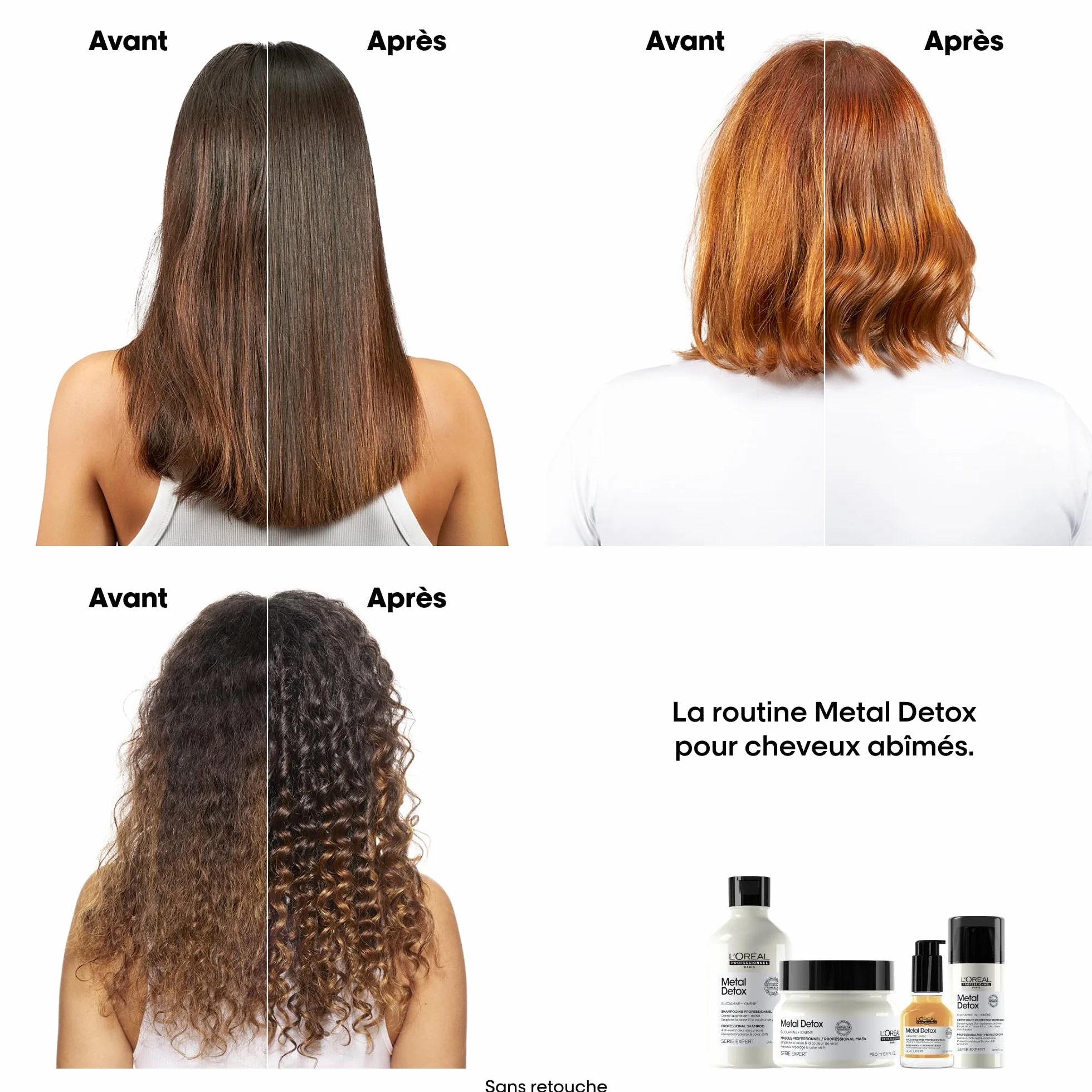 L'OREAL PROFESSIONNEL Shampoing Crème Lavante Metal Detox Anti-Casse Anti-Metal 300 ml