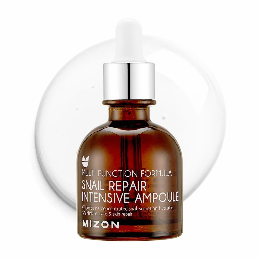 MIZON SNAIL REPAIR INTENSIVE AMPOULE 30ml Sérum réparateur extrait de mucine d'escargot 80% anti-âge
