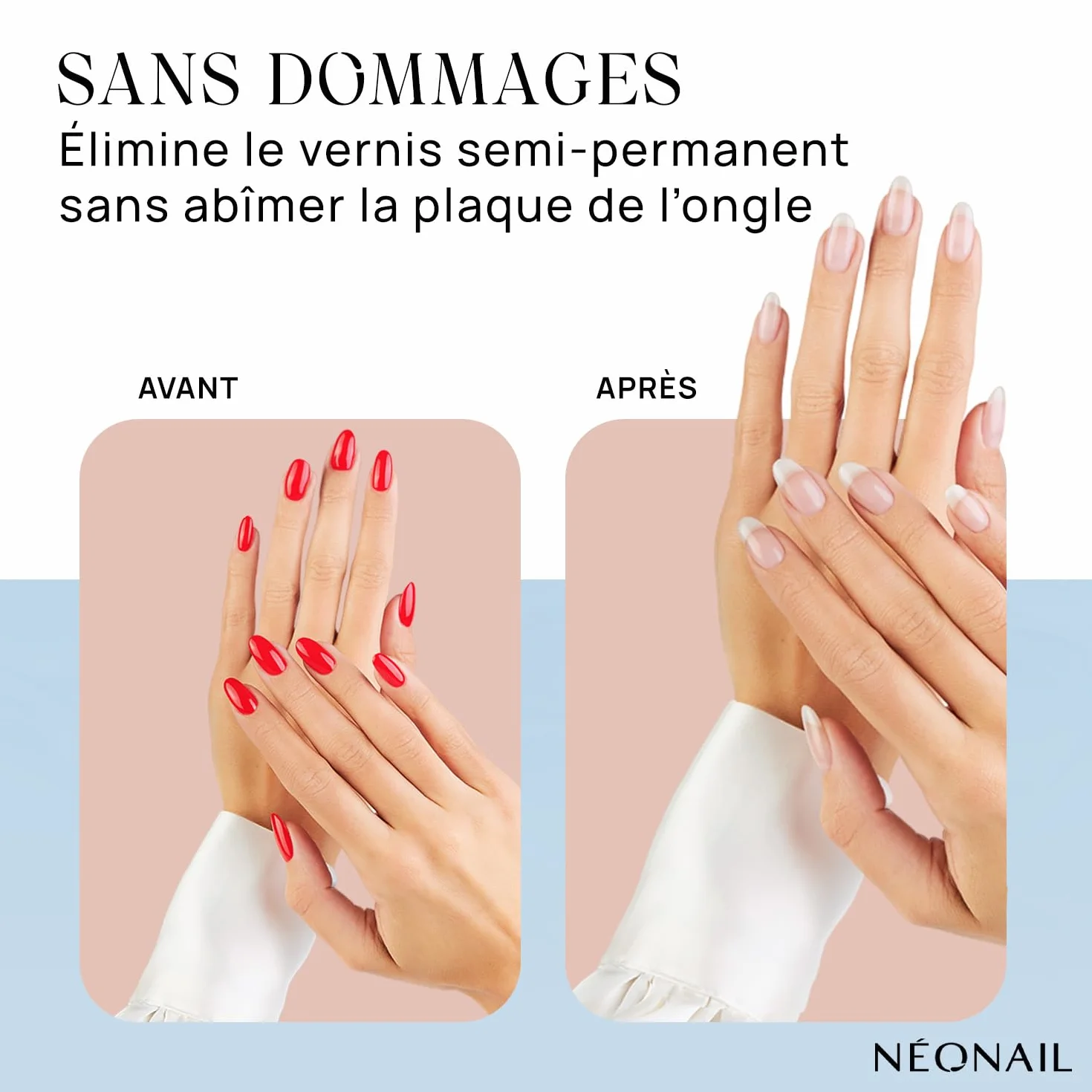 NÉONAIL Dissolvant Vernis Semi Permanent Acétone 500 ml