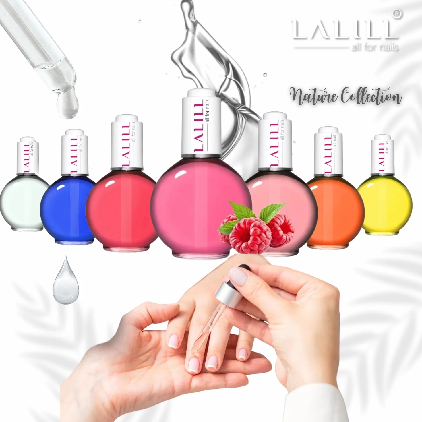 Huile de Soin pour Ongles et Cuticules 75ml - Manucure Naildesign Mains et Pieds