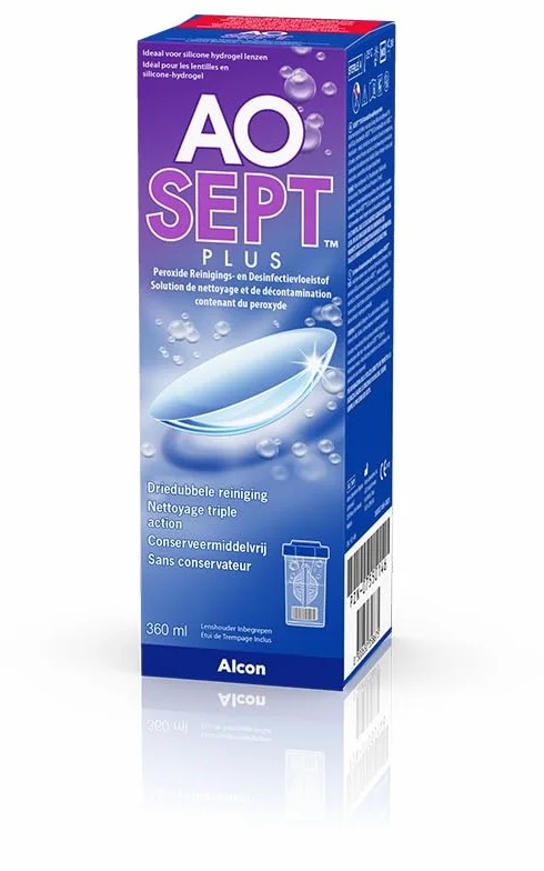 Aosept Plus Solution d'entretien pour lentilles 1 x 360 ml
