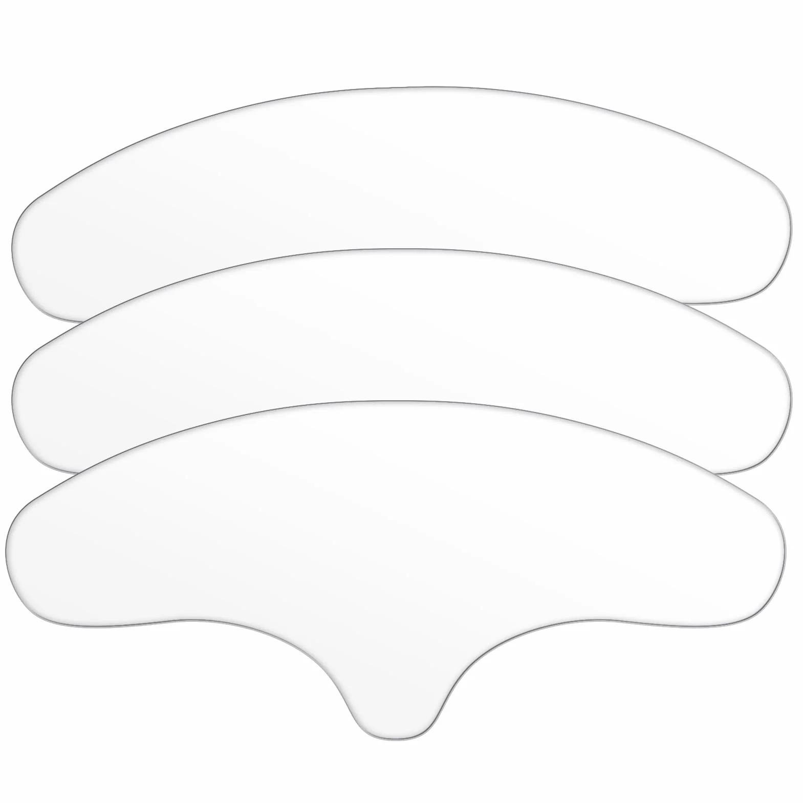Patchs réutilisables en silicone anti-rides pour le front et entre les yeux