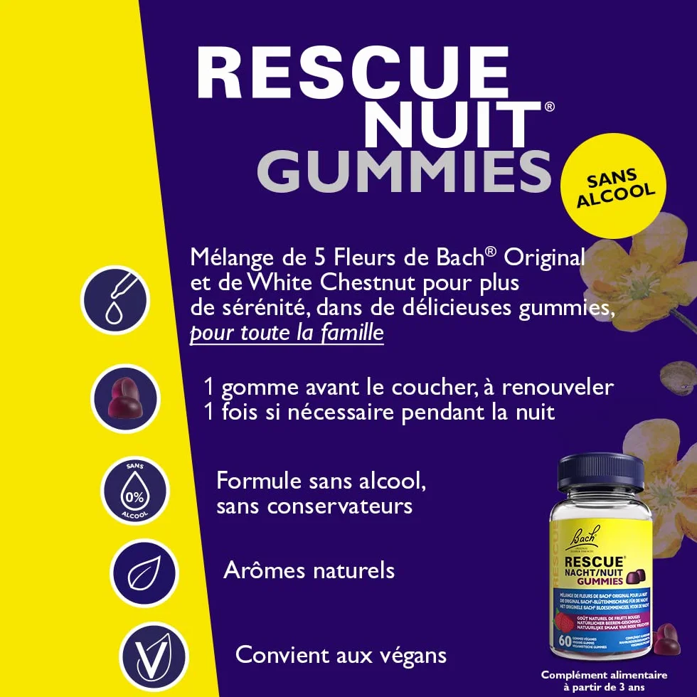RESCUE NUIT Gummies Fruits rouges 100g