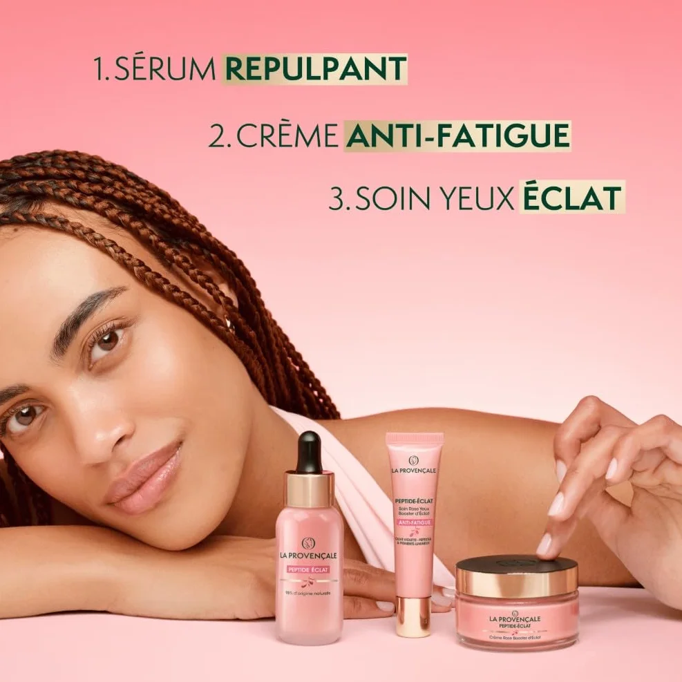 La Provençale Peptide-Éclat Soin Yeux Rose Booster d'Éclat Anti-fatigue 15 ml