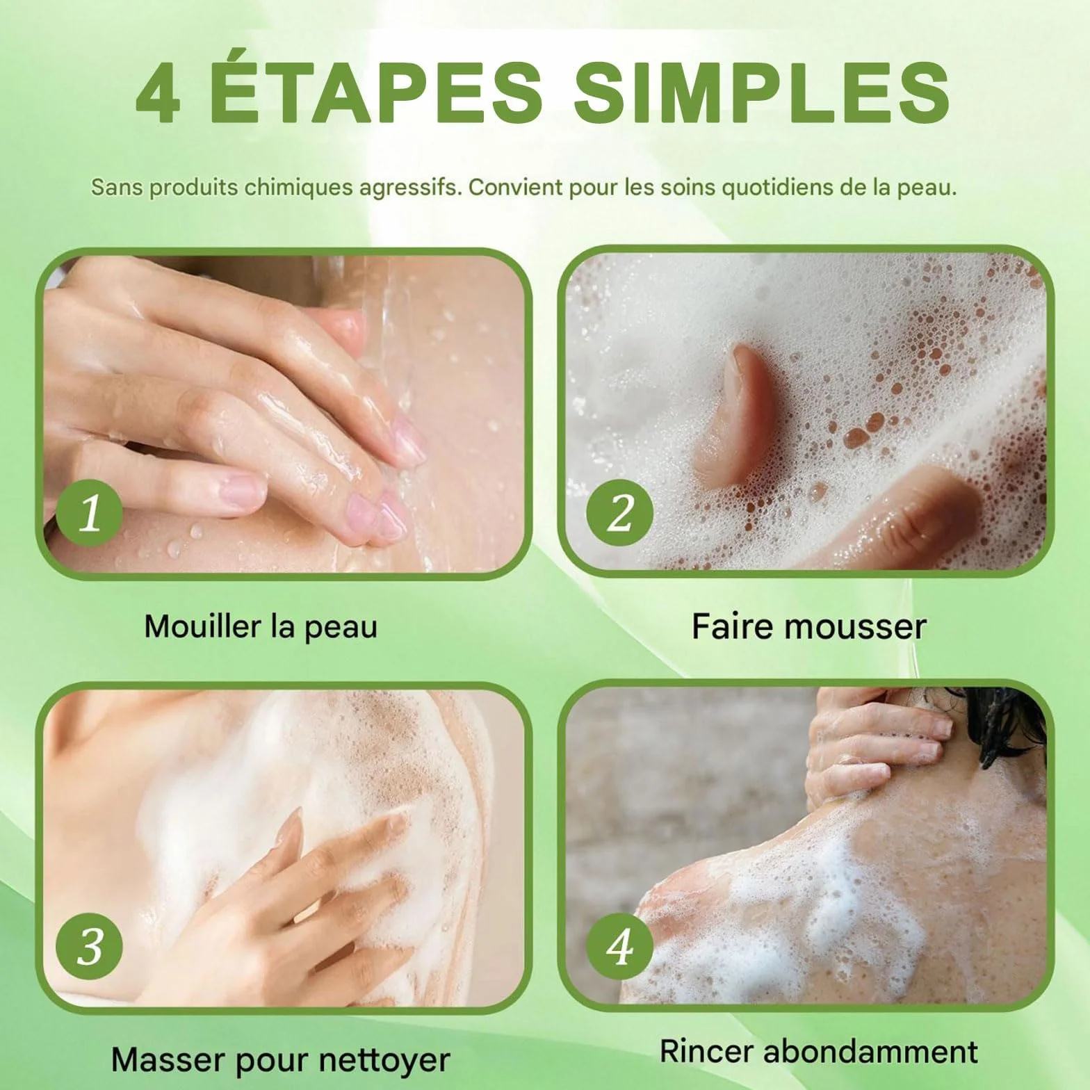 Nola Rituel Savon Ongique Antifongique élimine Transpiration Odeurs Démangeaisons Acné Pied Athlète Folliculite