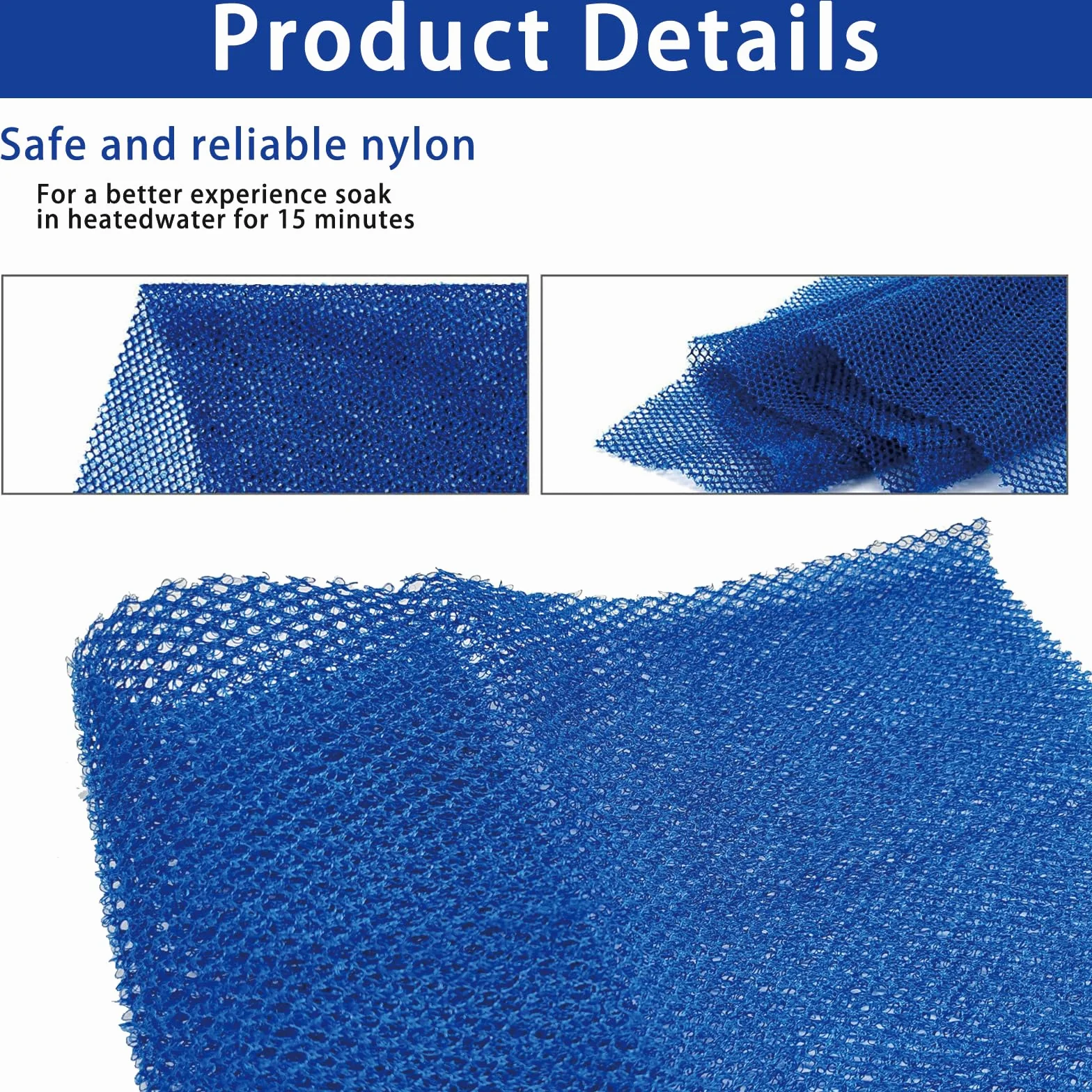 African Net Sponge Exfoliant Corps Filet de Douche Gommage Corps