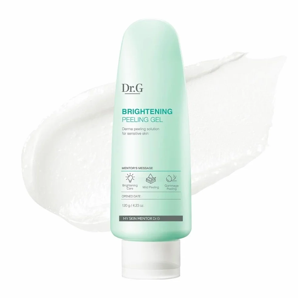 Dr.G Soin exfoliant doux sans irritation de la peau.