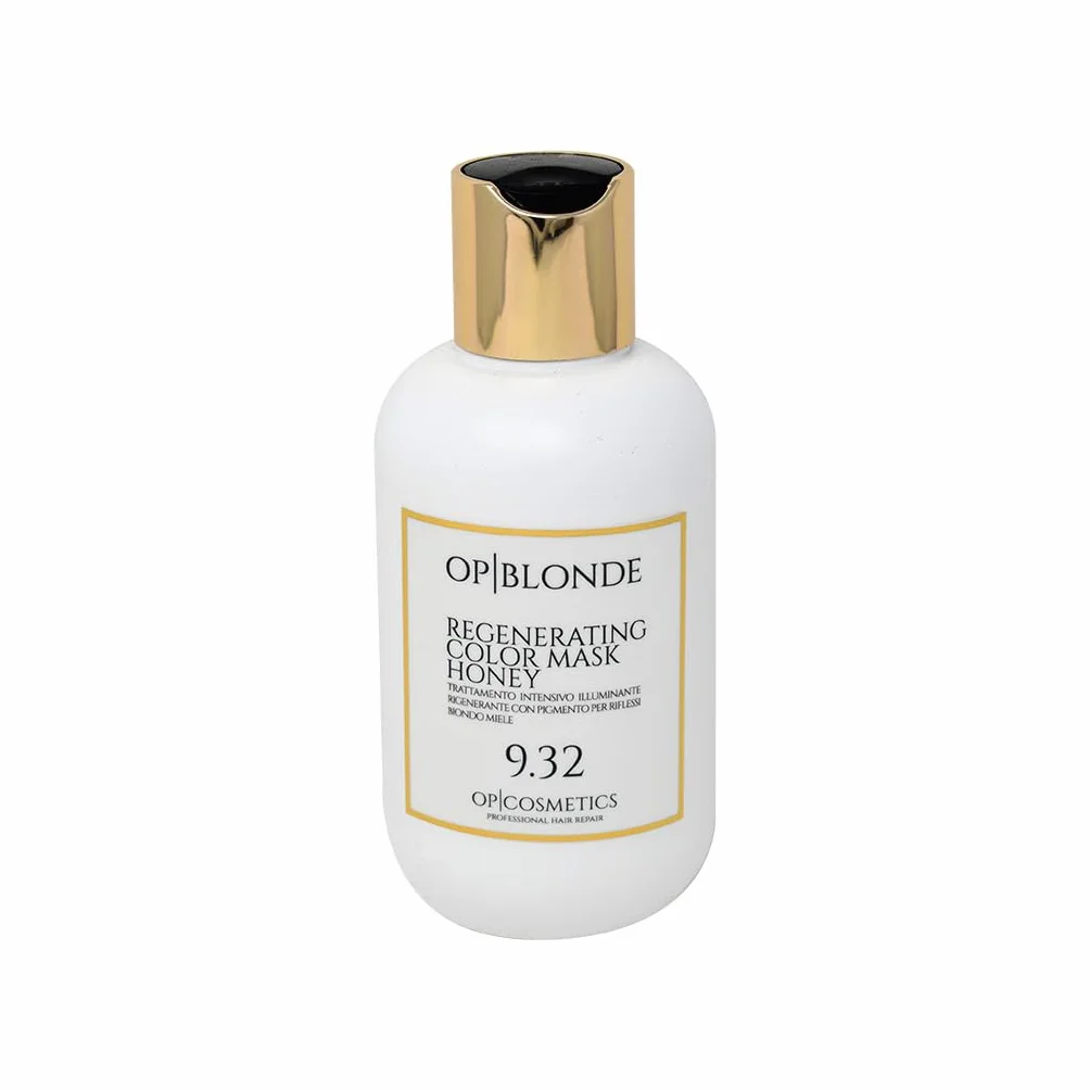OP|BLONDE REGENERATING COLOR MASK HONEY 9.32, 250 ml masque capillaire ravive la couleur traitement éclairant professionnel pour la couleur des cheveux blond miel pour les cheveux teints ou naturels