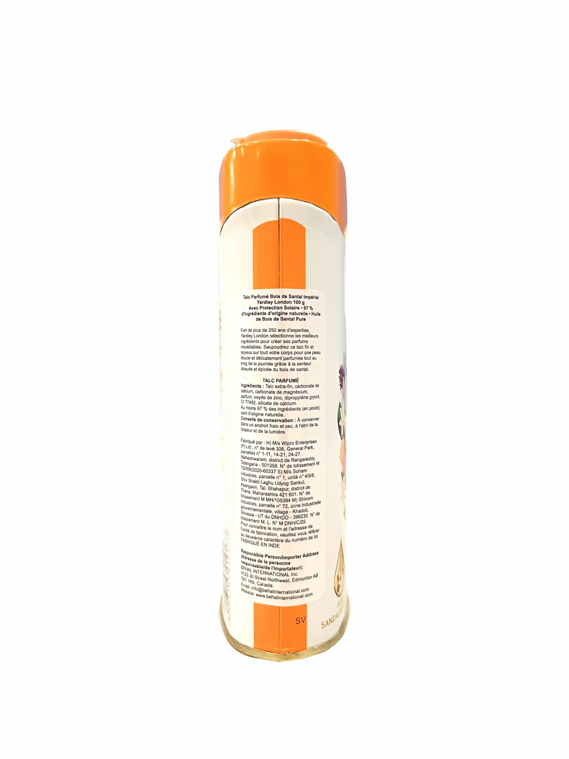Yardley London Perfumed Talc Sandalwood 100g