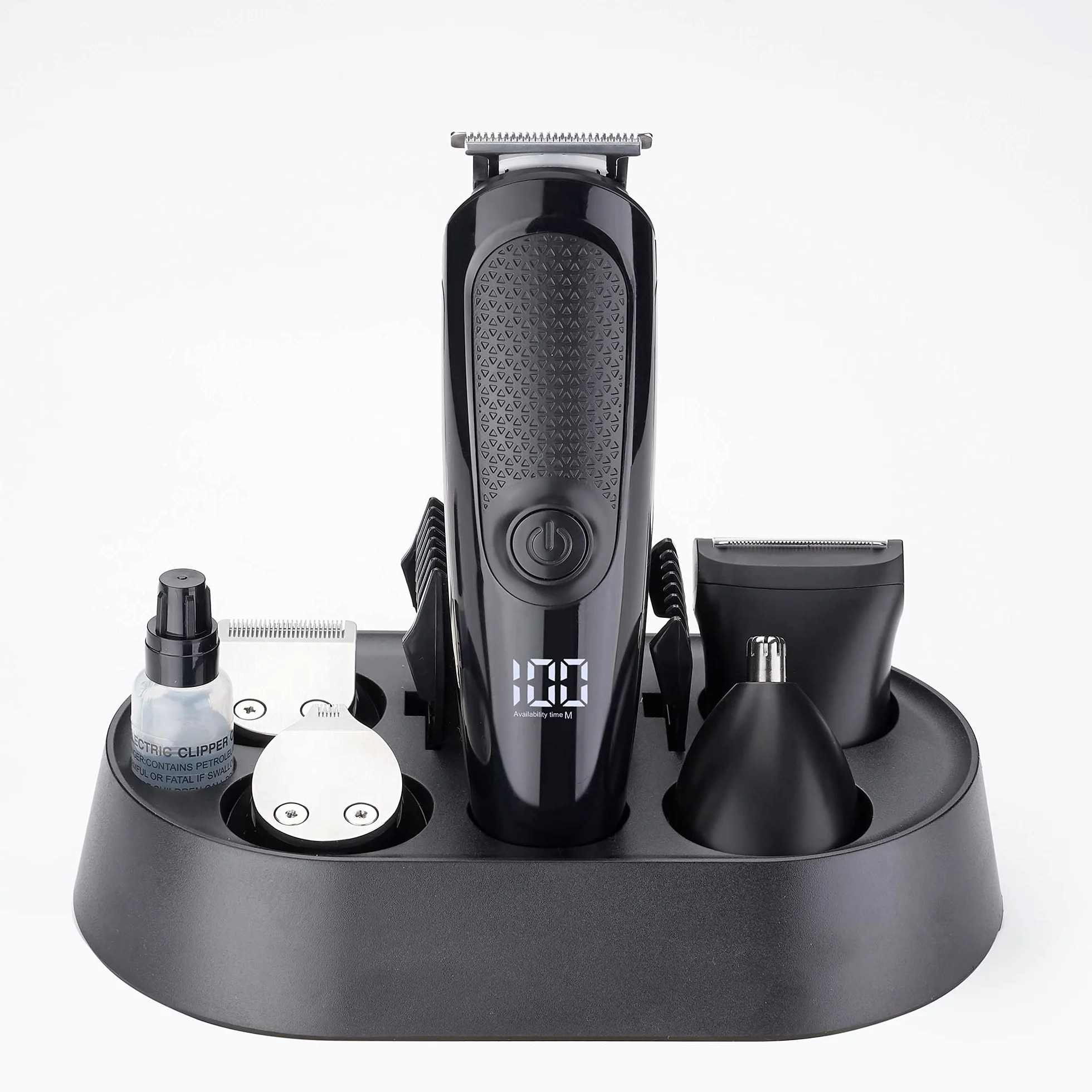 Shengtai ST-0261 Tondeuse à cheveux rechargeable 5 en 1 pour homme